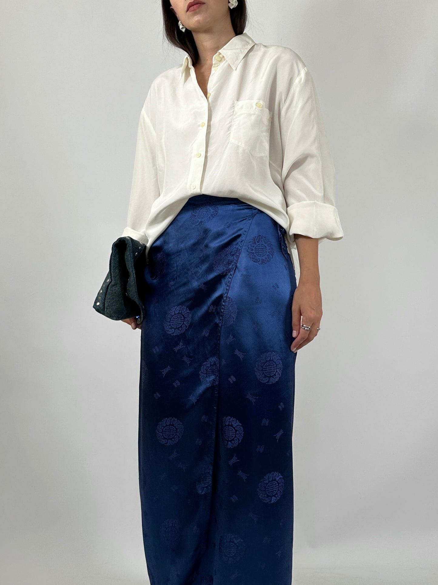 Essential Oversized Silk Shirt