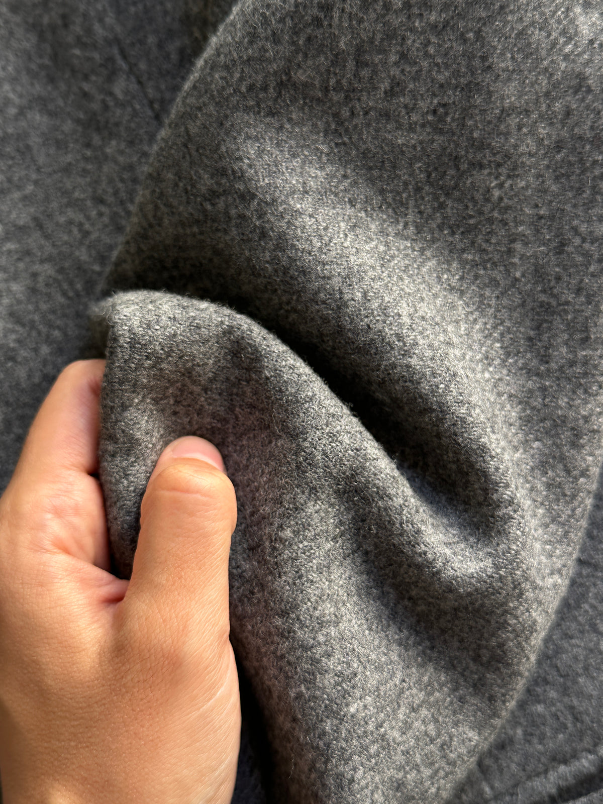 Oversized Grey Virgin Wool Blazer