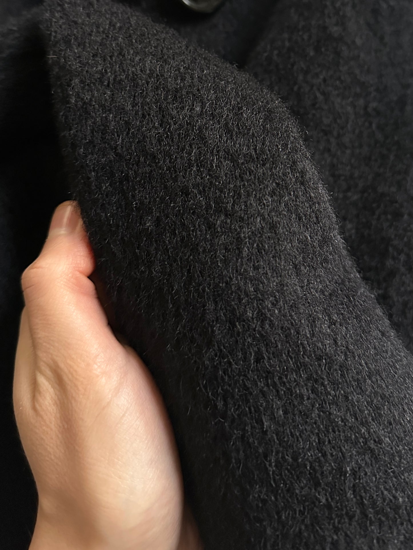 Vintage brushed wool coat