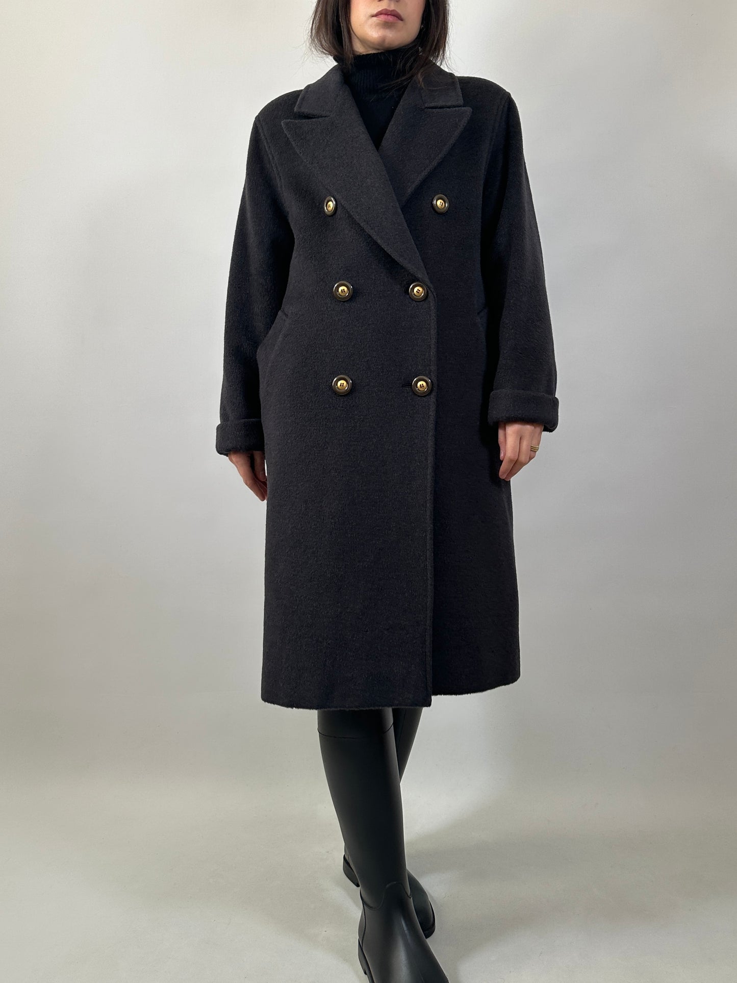 Piacenza Wool Double-Breasted Coat