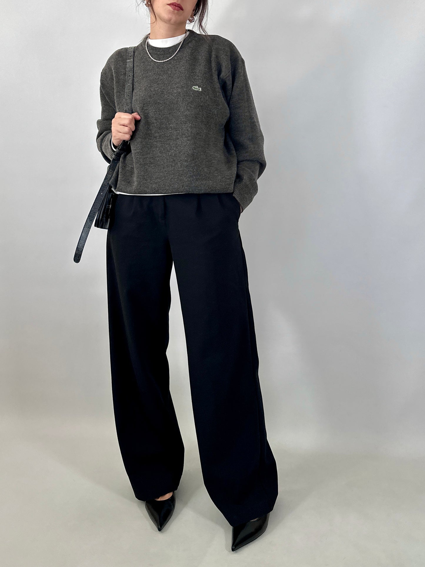 Lacoste wool blend sweater