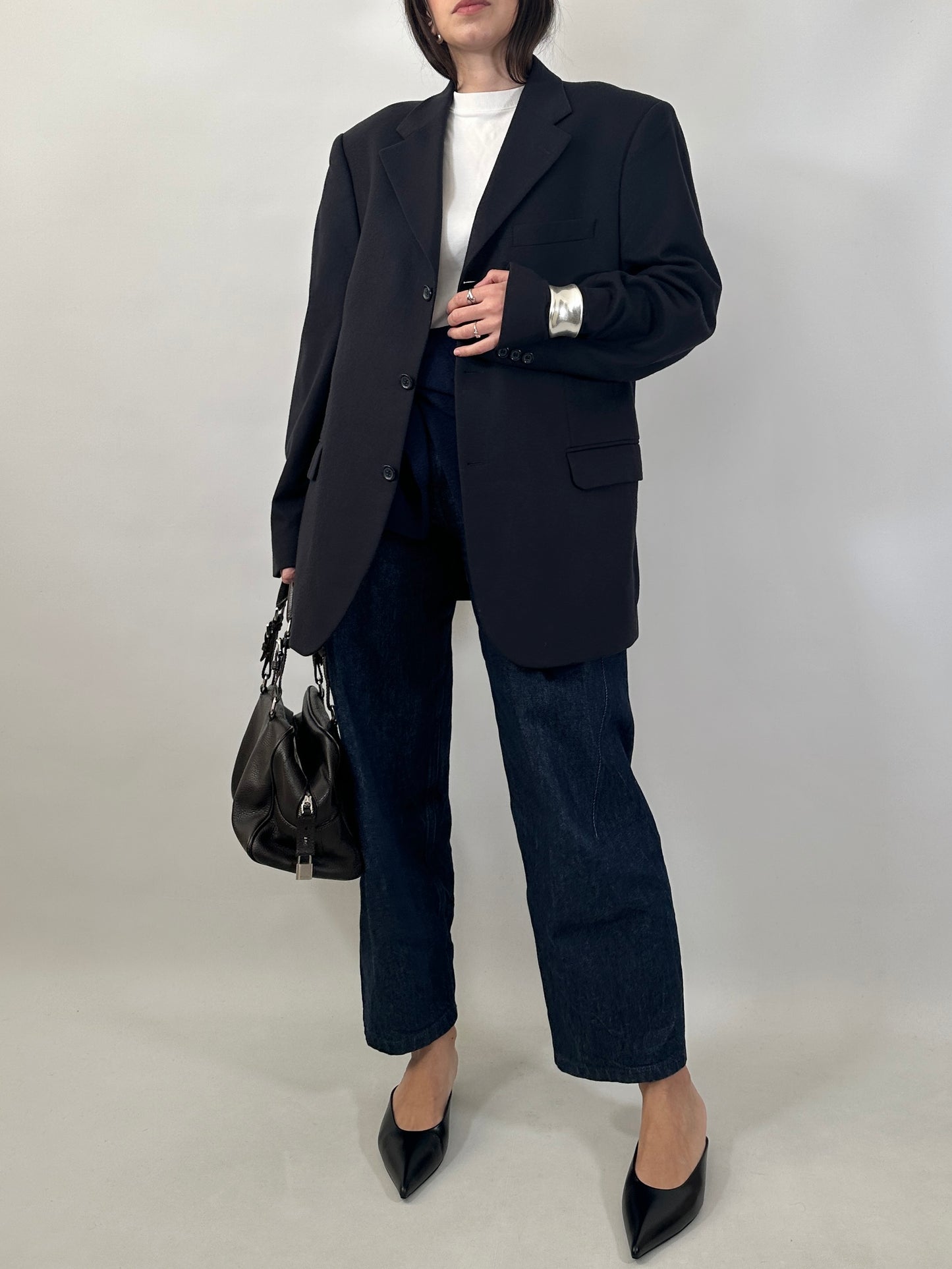 Tailored Cashmere Blend Blazer