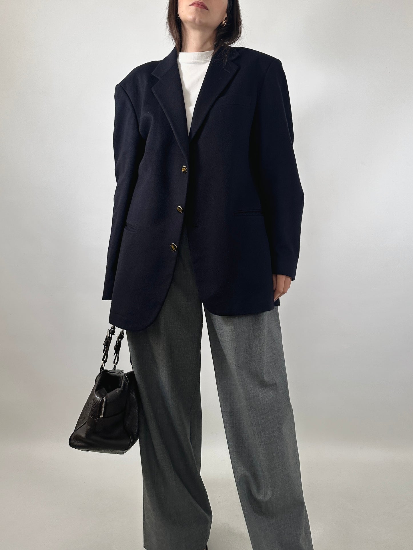 Soft Wool & Cashmere Blend Blazer