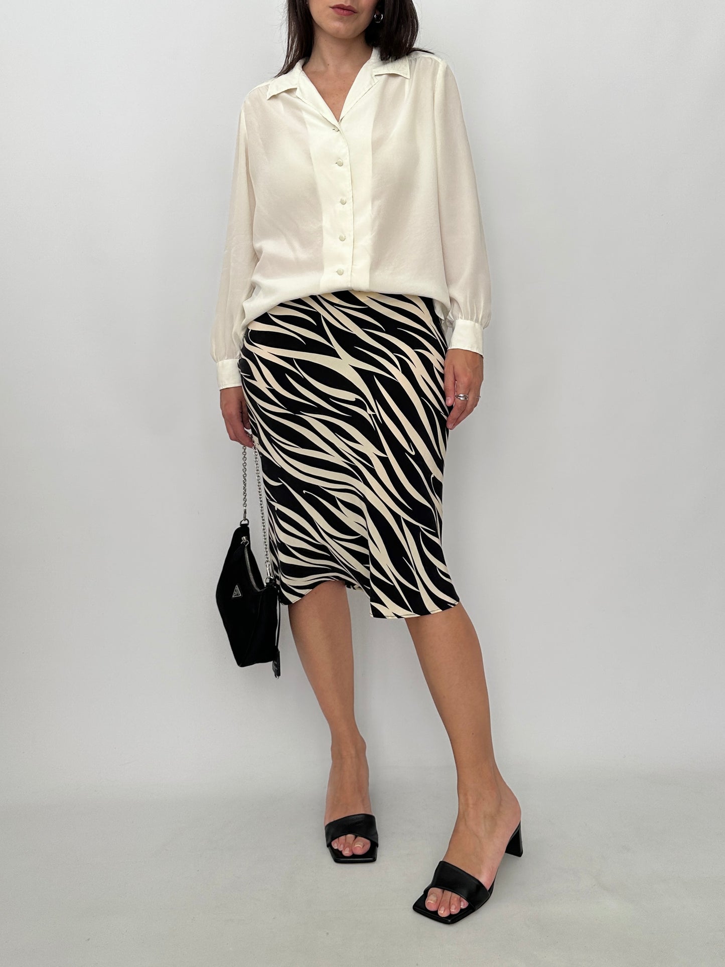 Vintage Ivory Silk Shirt