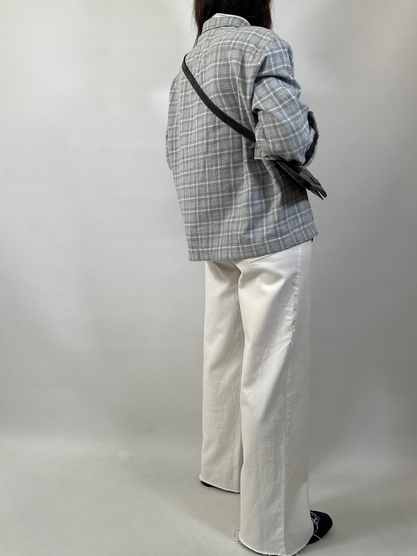 Vintage Marella Flannel Half Zip Shirt
