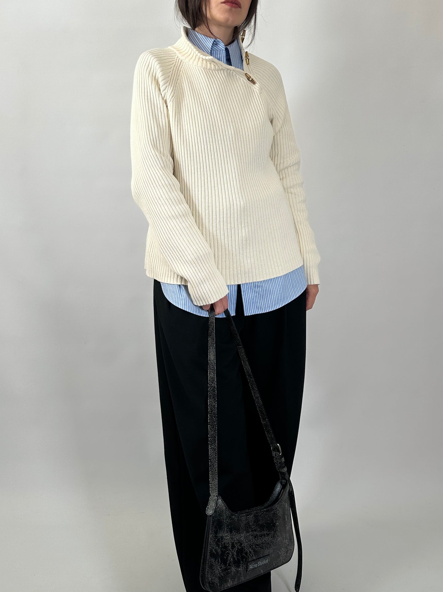 Pure Cotton Ribbed Sweater by Ralph Lauren