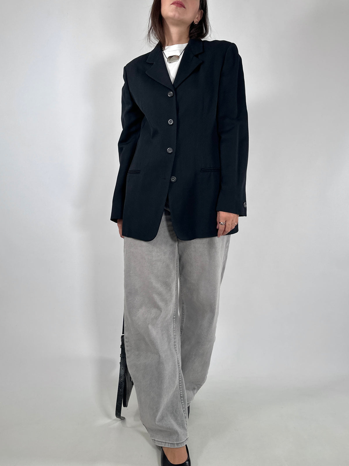 Marella Vintage Silk & Wool Blazer