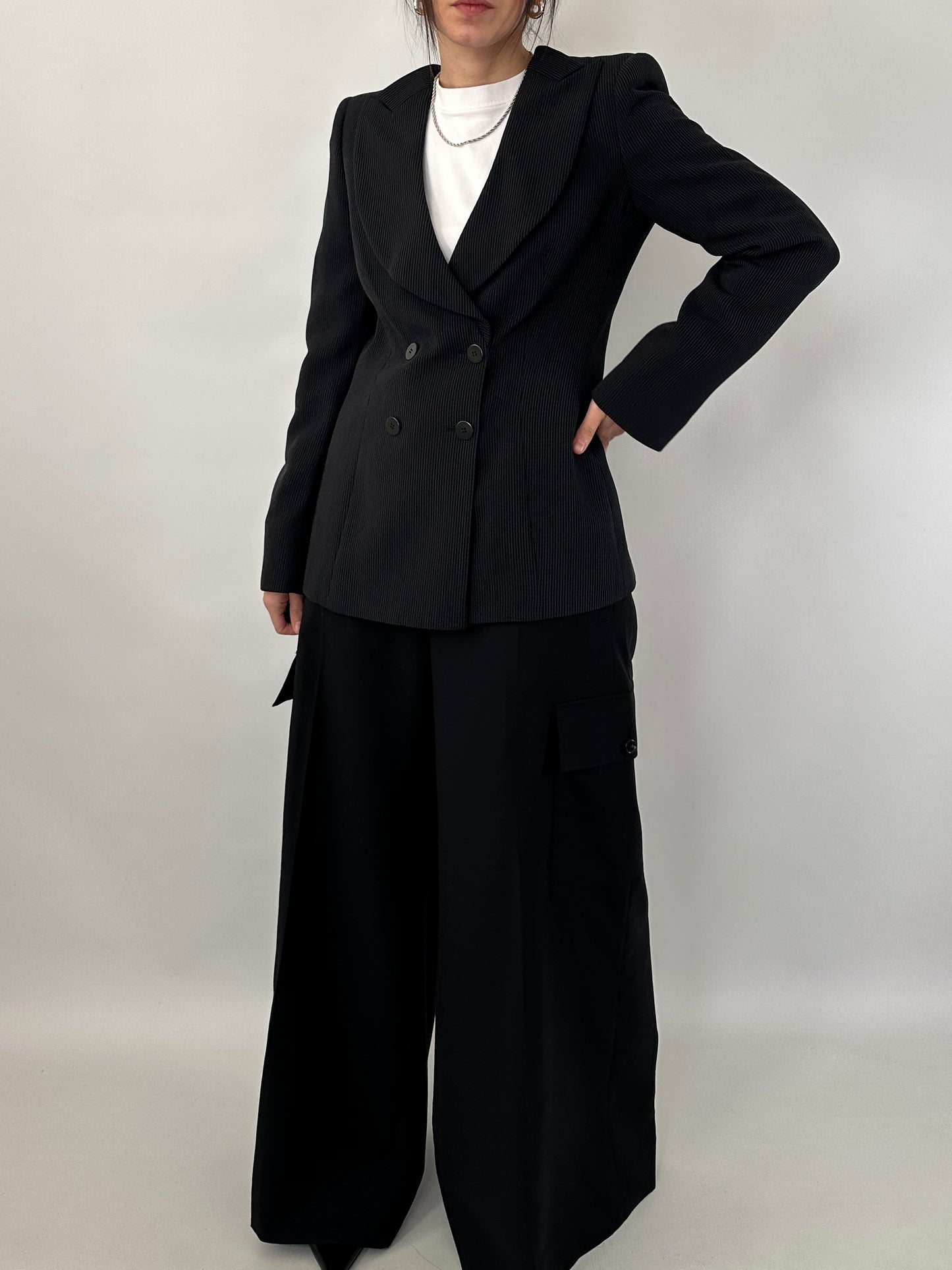 Giorgio Armani silk and wool blazer