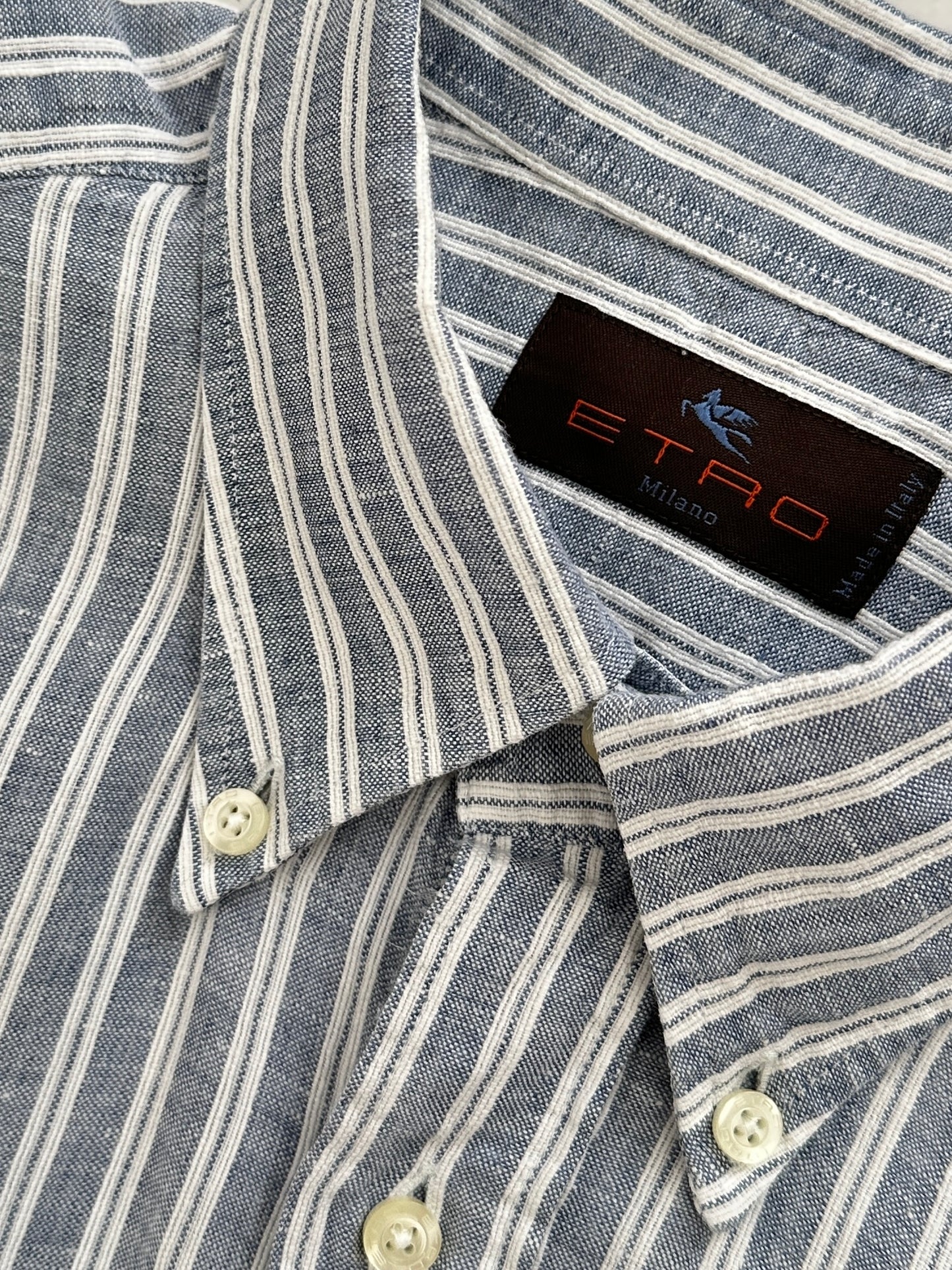 Etro striped linen shirt