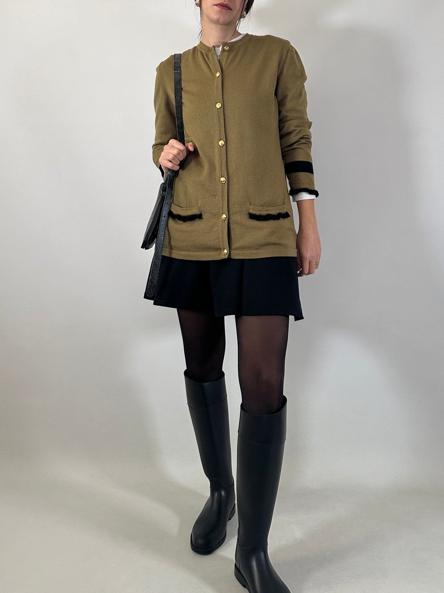 Vintage Roccobarocco merino cardigan - new with tag