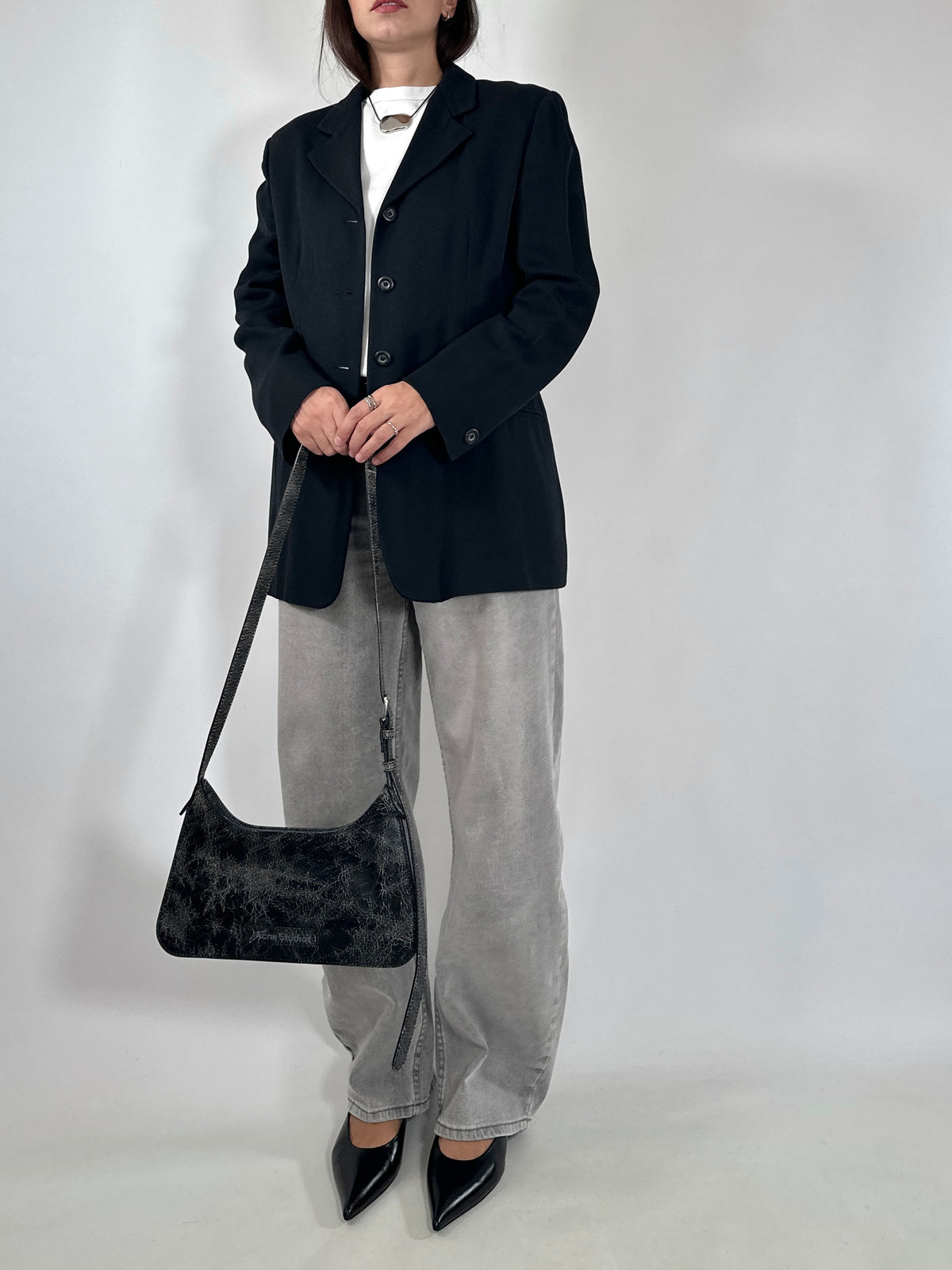 Marella Vintage Silk & Wool Blazer
