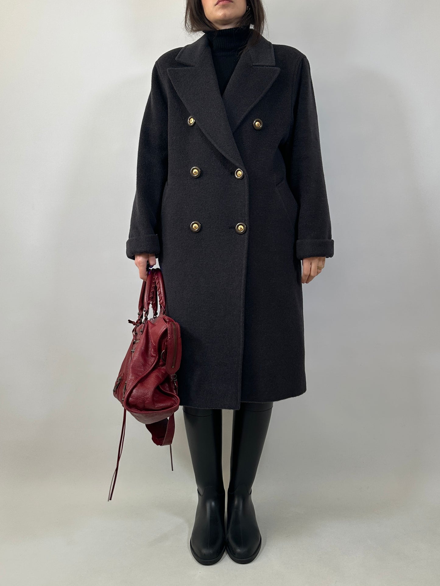 Piacenza Wool Double-Breasted Coat