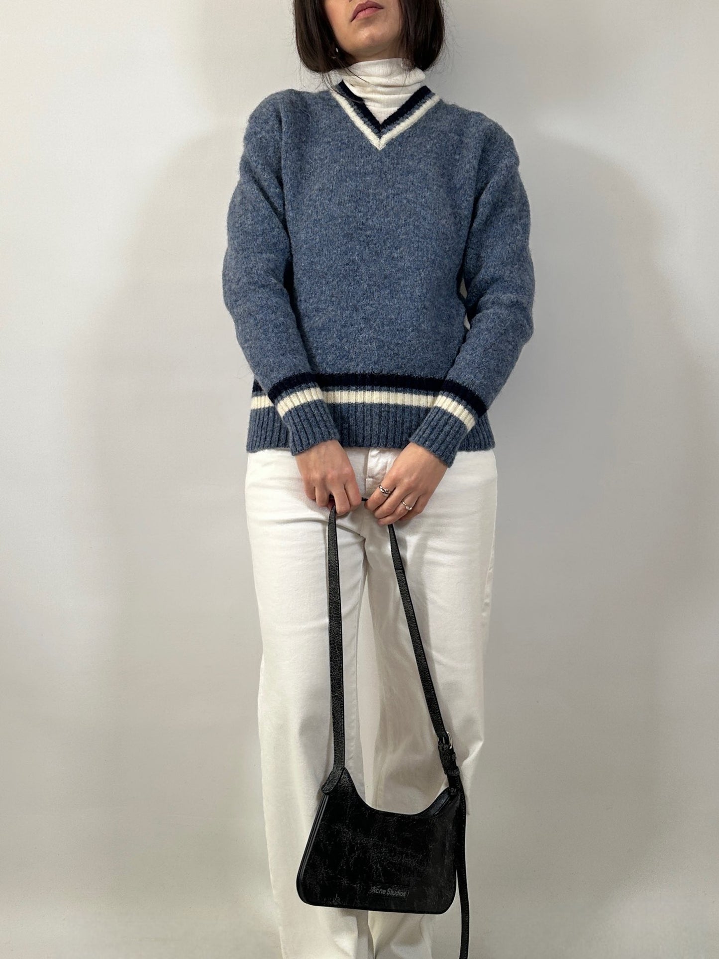 Preppy Shetland Wool Sweater