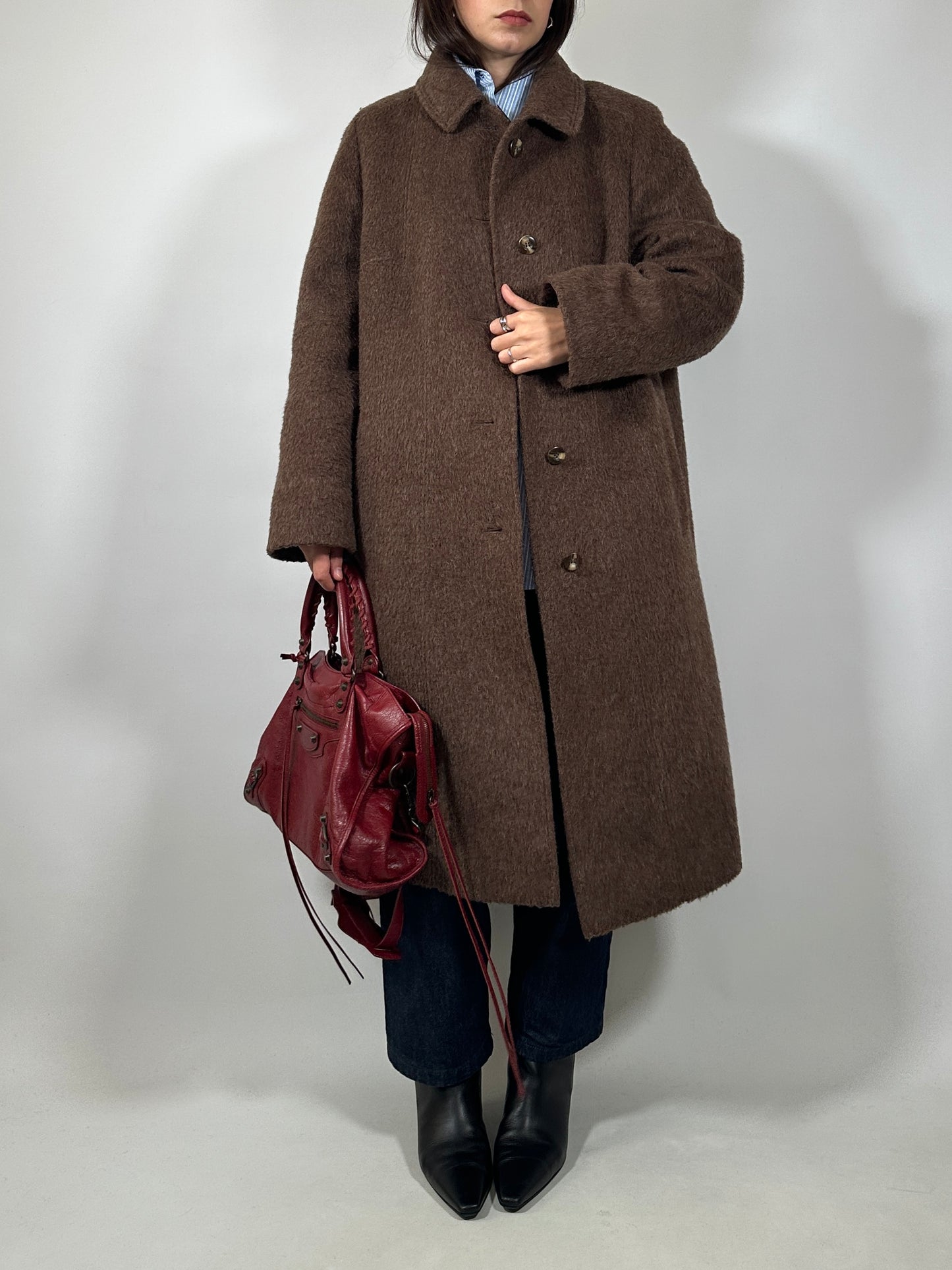 Vintage Llama Wool Coat