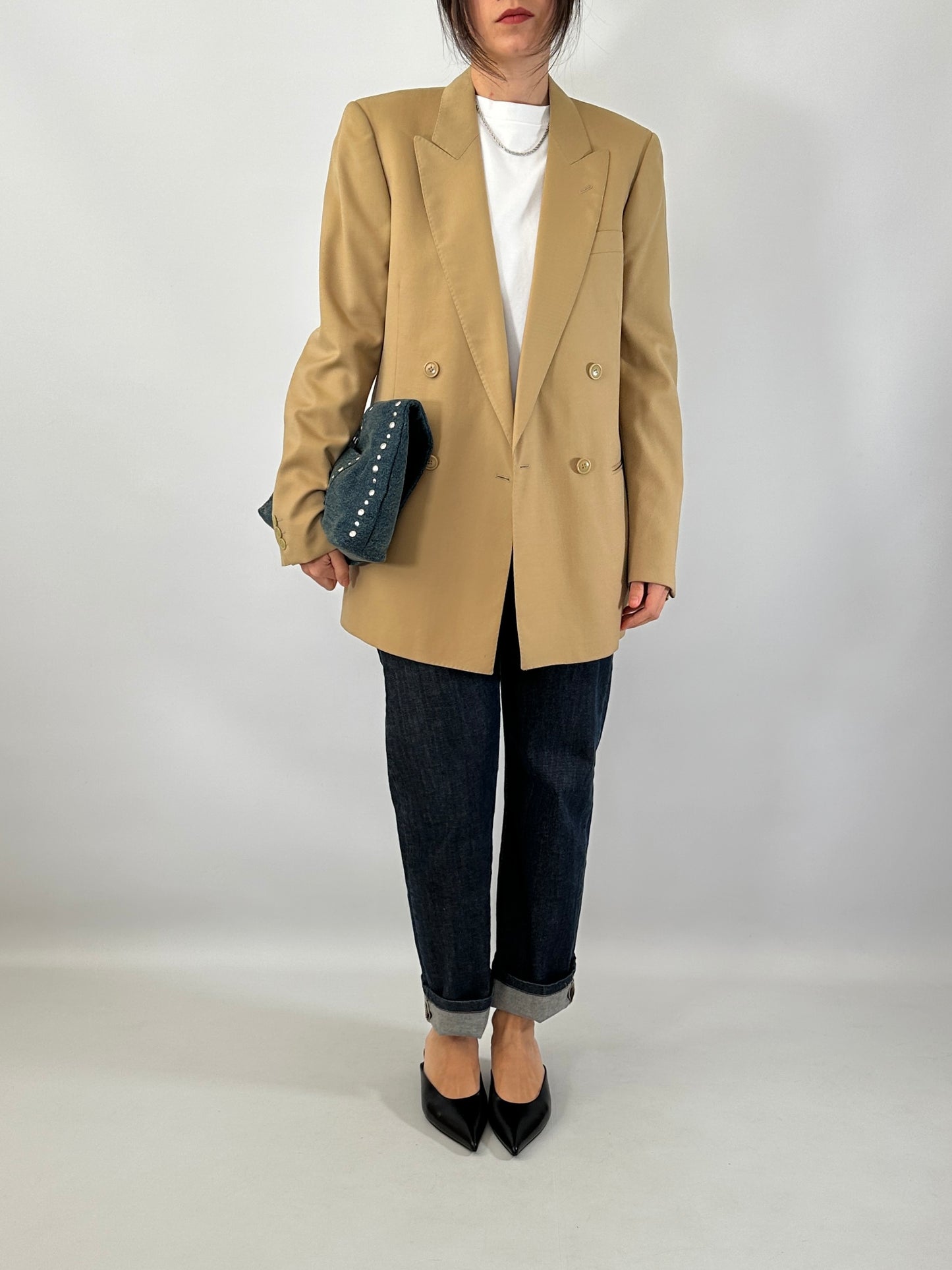 Double-breasted vintage blazer