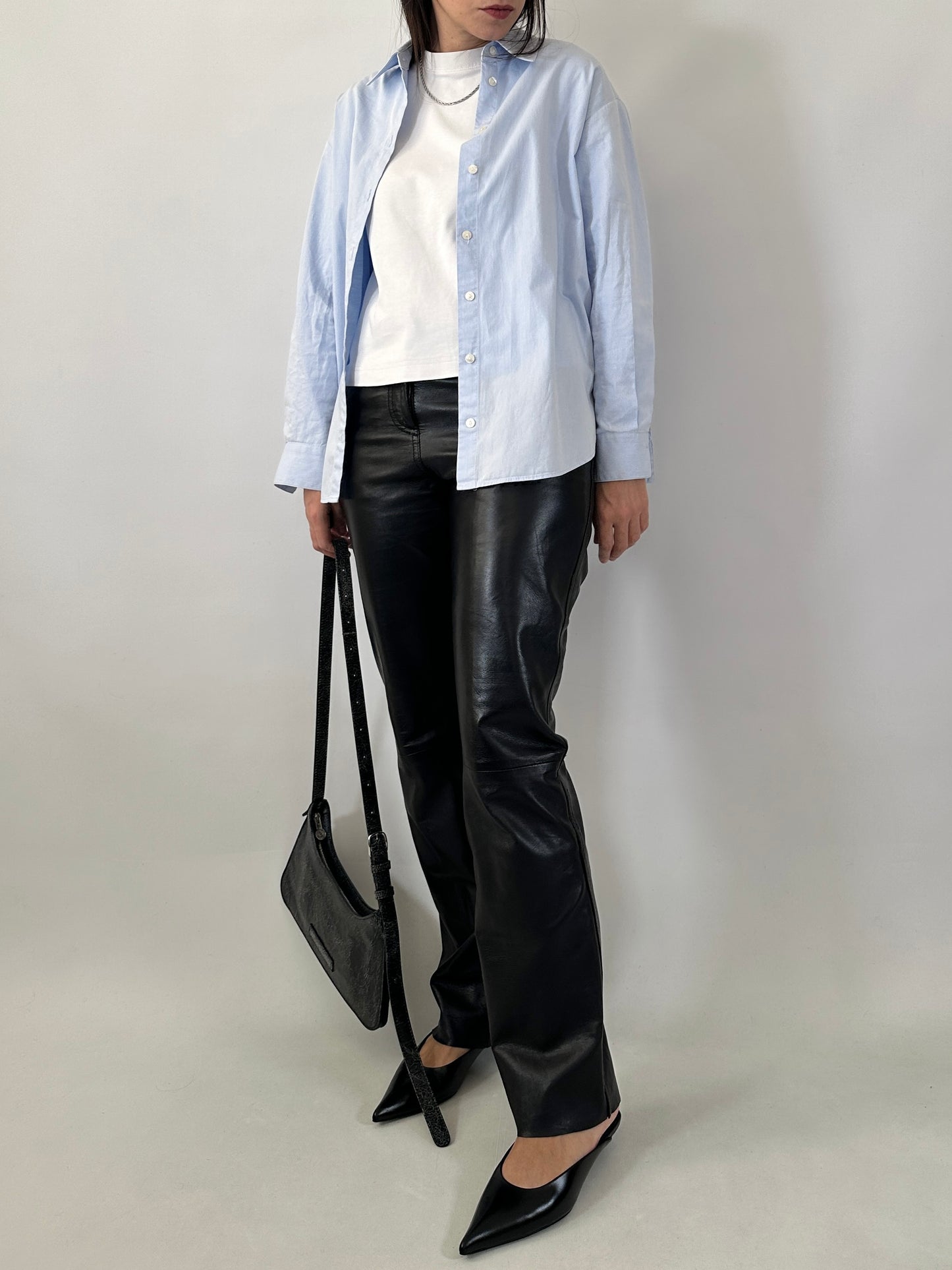 Gianfranco Ferré soft lambskin trousers