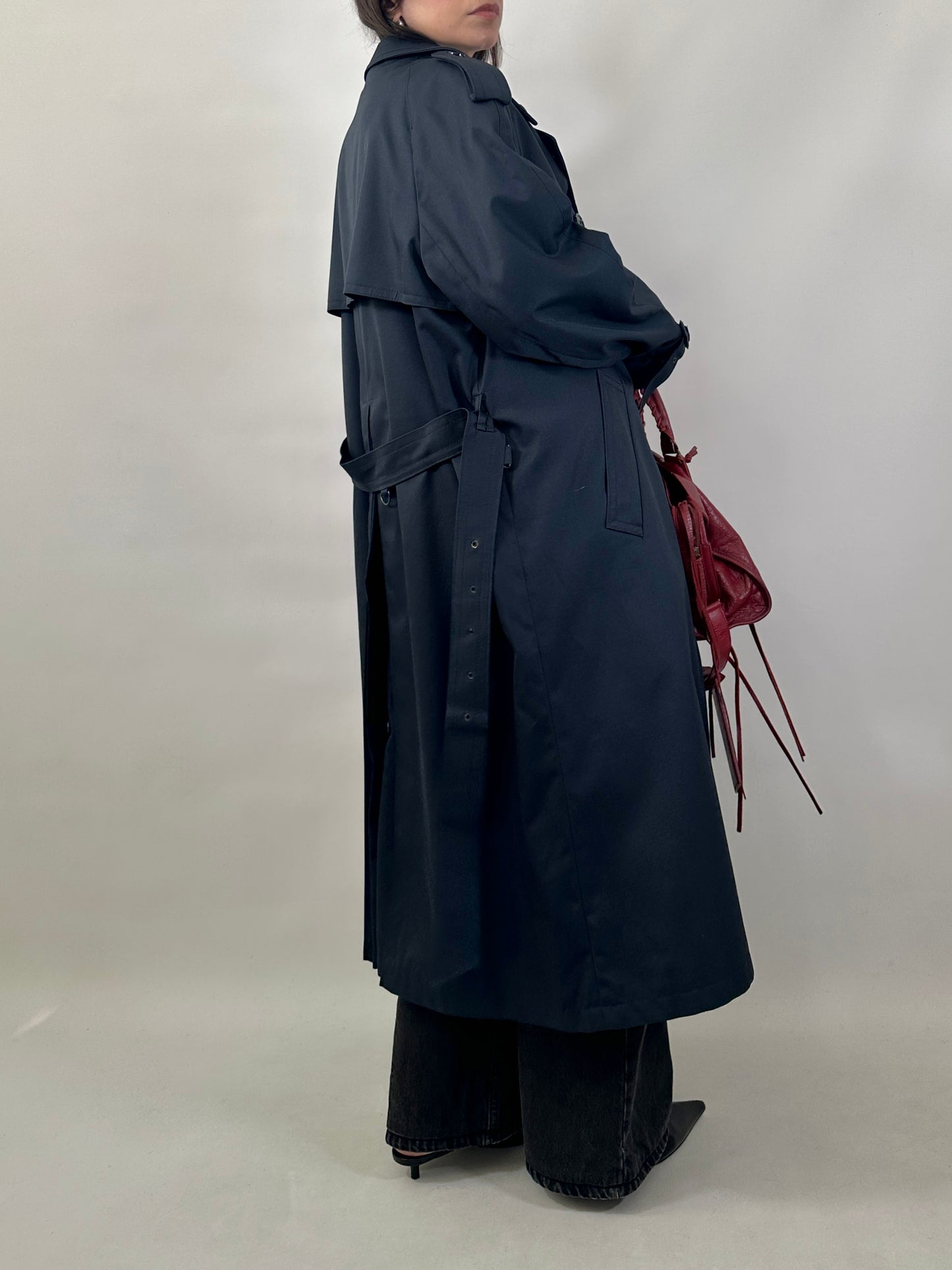 Classic Trench Coat with Removable Wool Lining