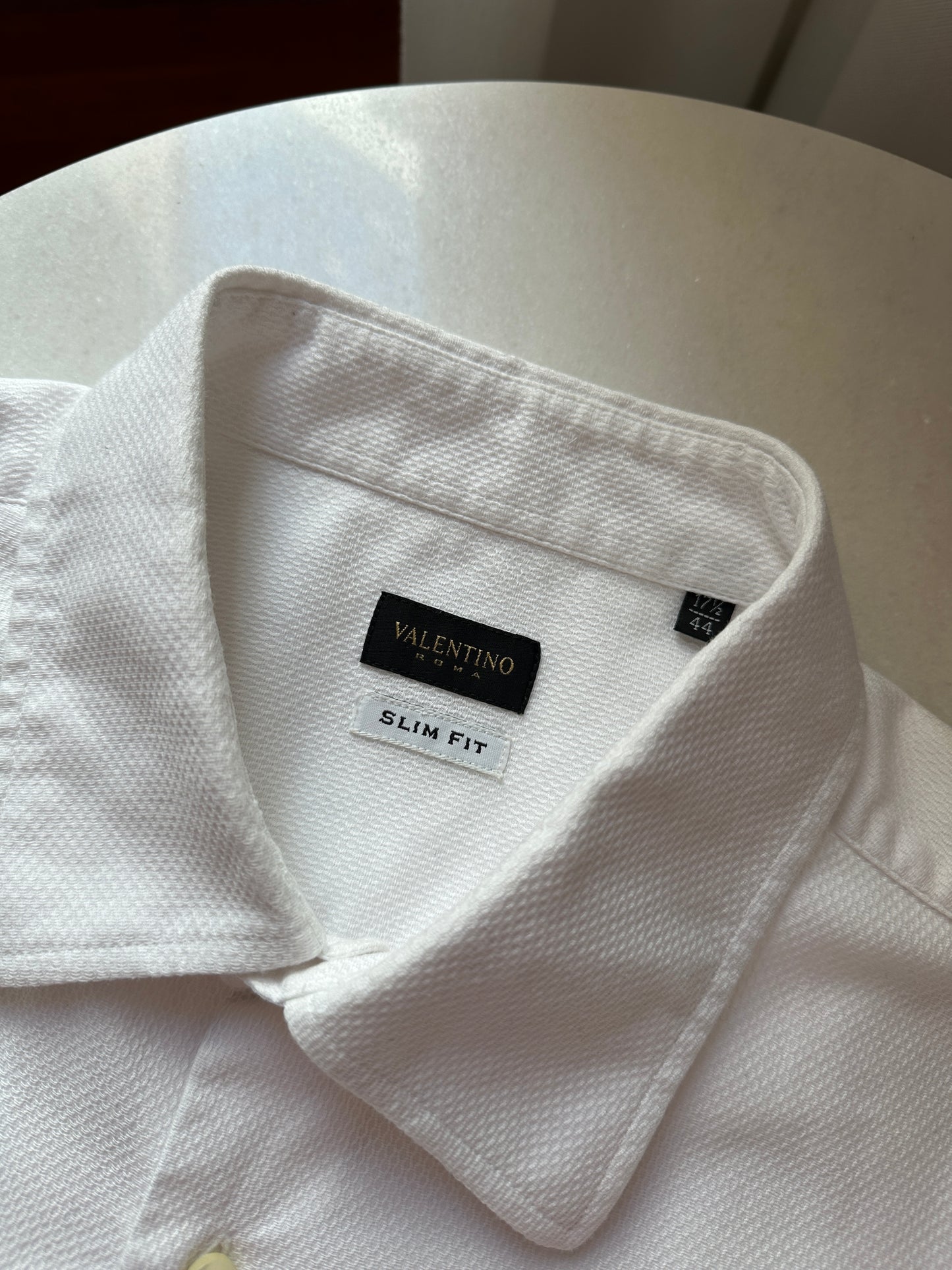 Valentino white cotton classic shirt