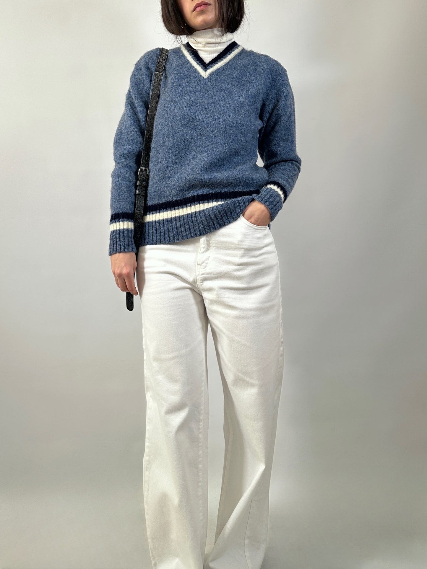 Preppy Shetland Wool Sweater