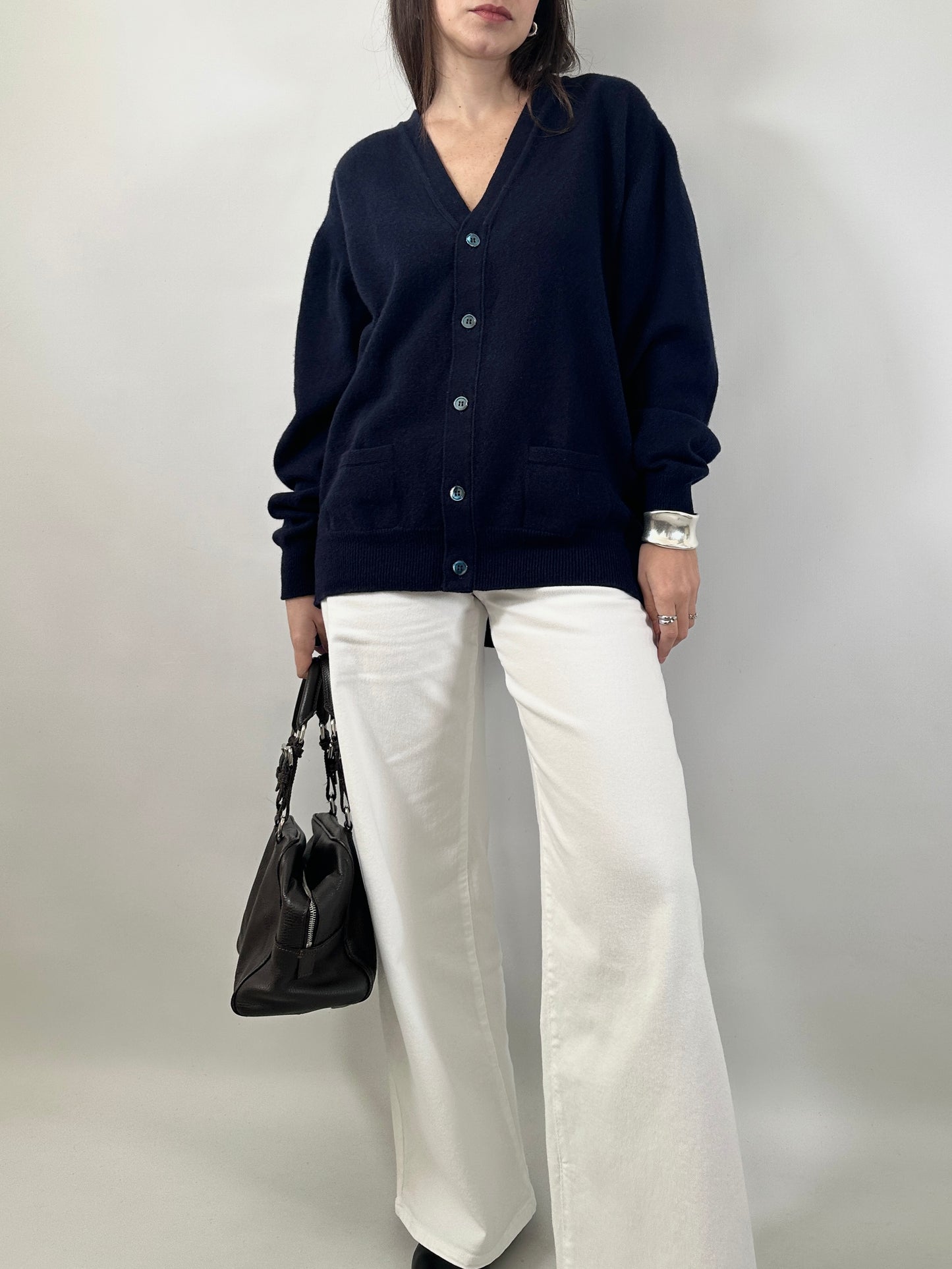 Luxury Geelong Lambswool Cardigan Made in Scotland