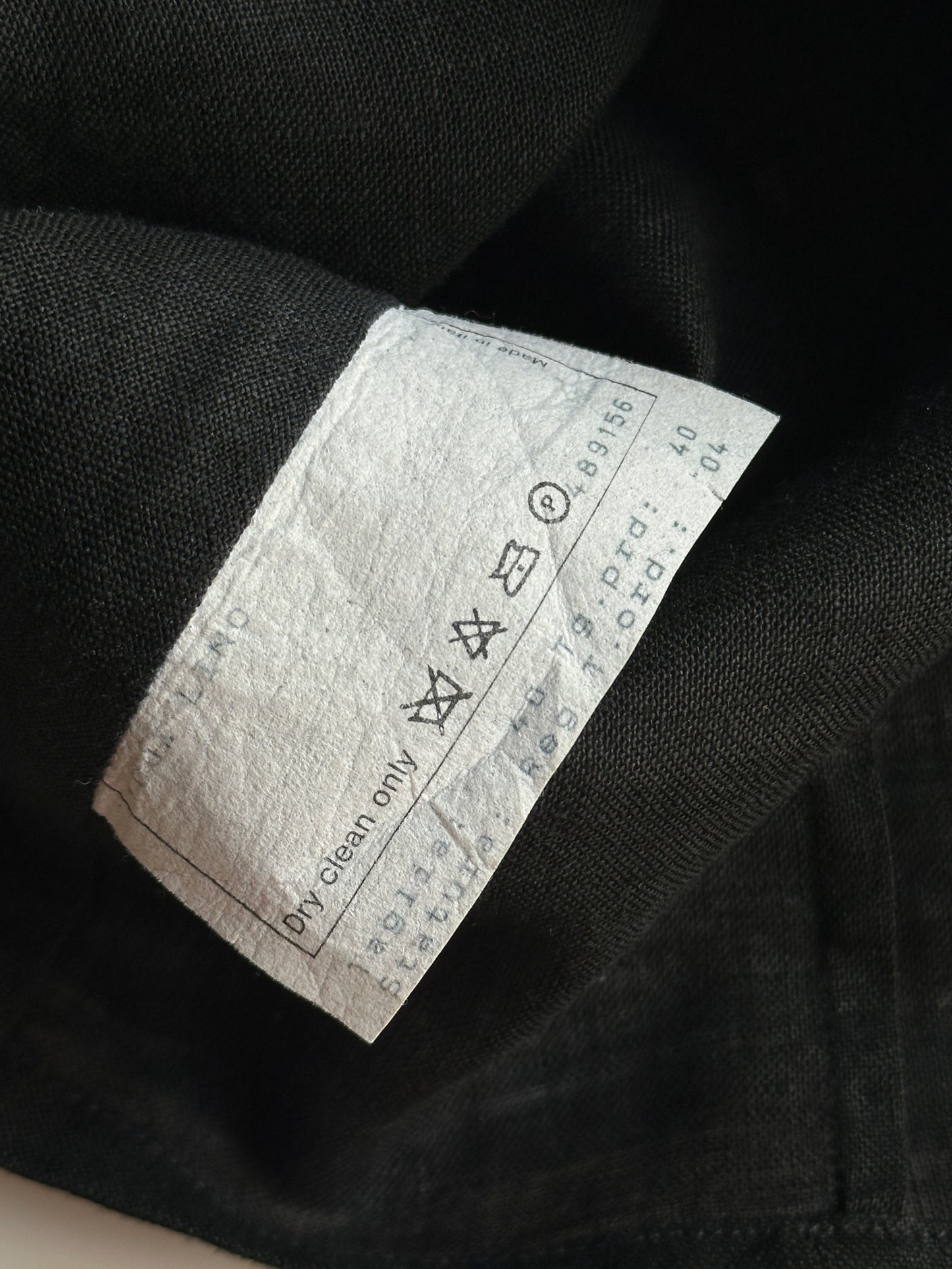 90s Minimal Pure Linen Set