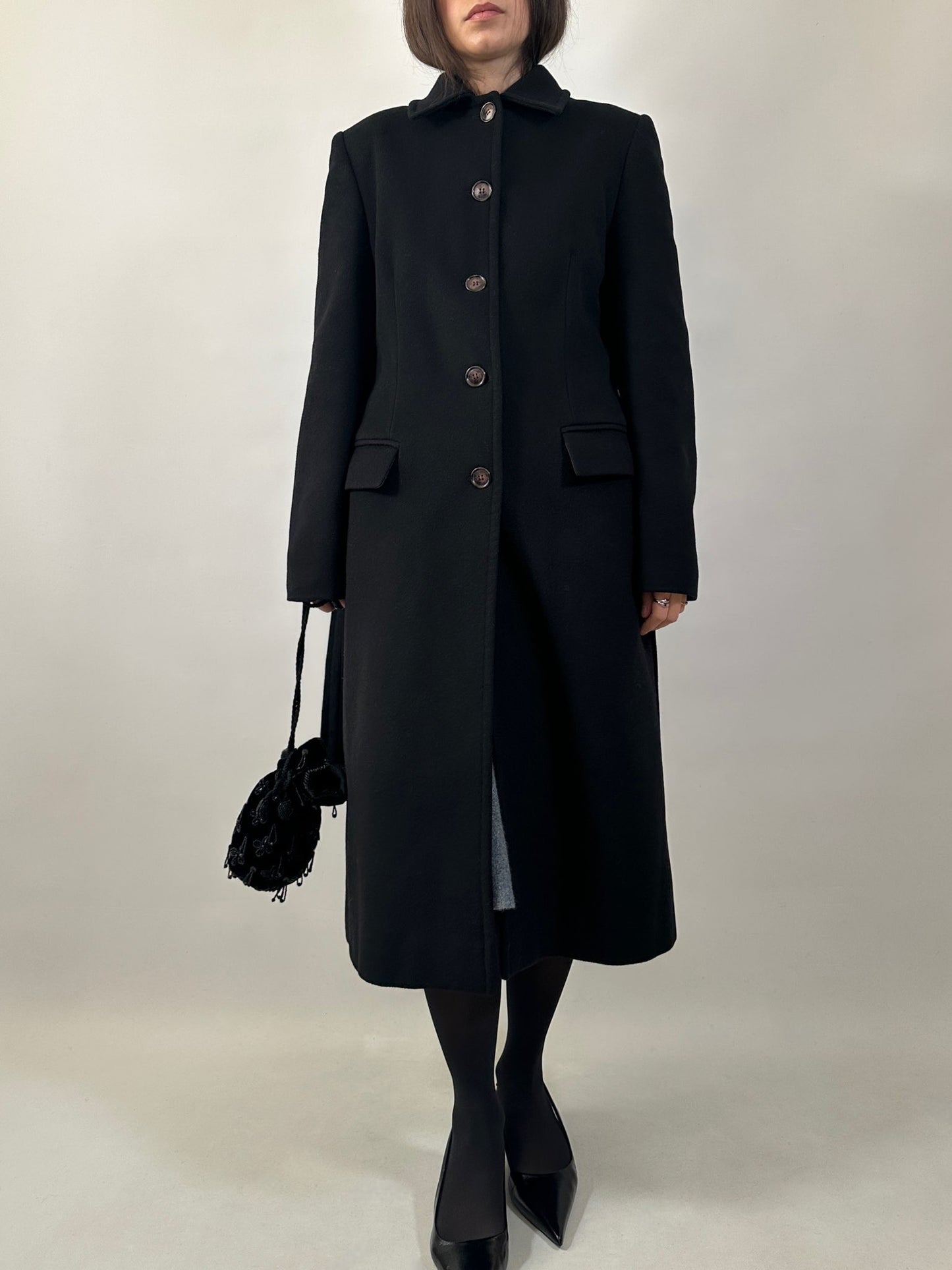 Classic Belted Wool and Cashmere Coat