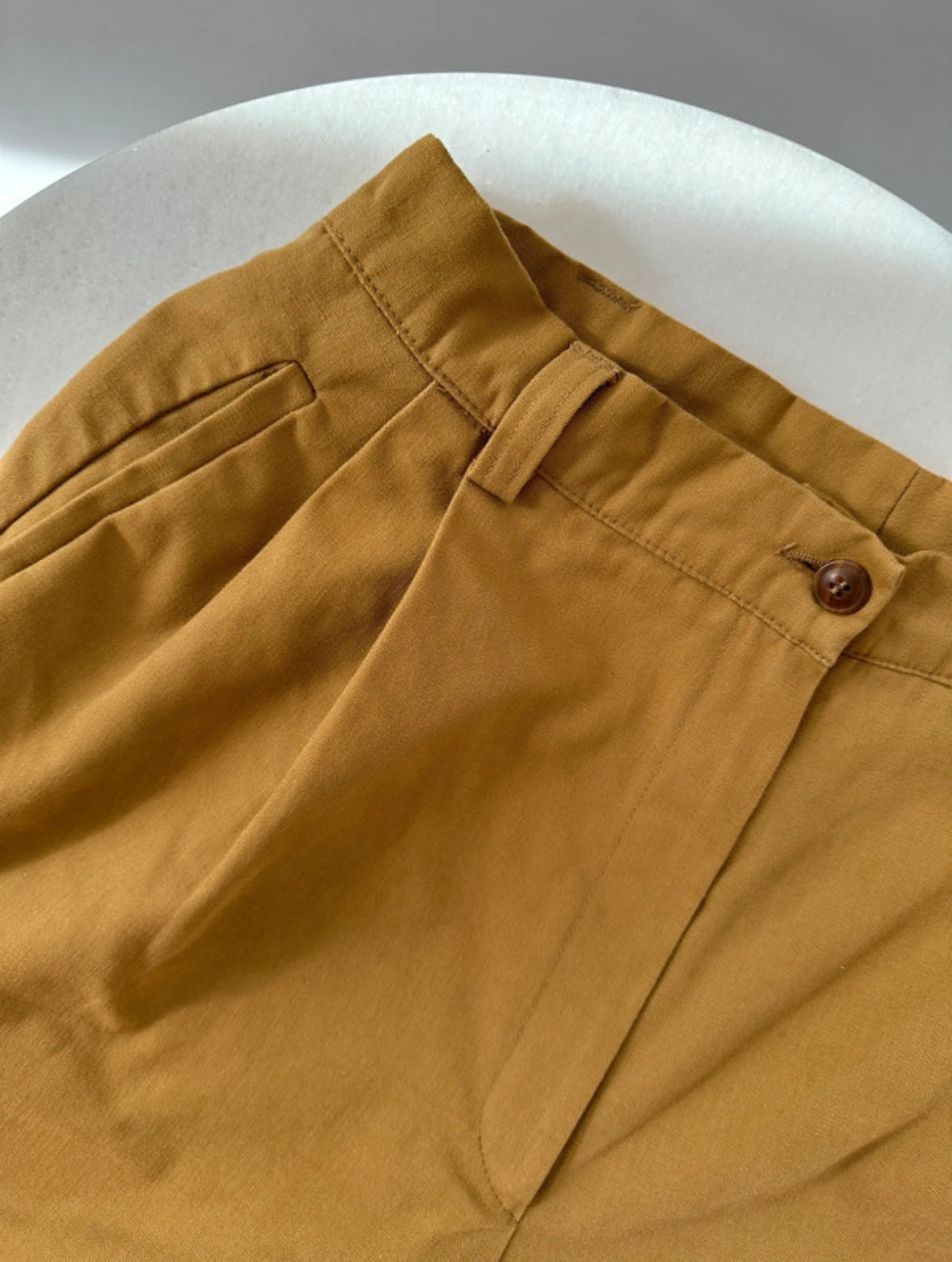 Tailored Cotton Bermuda Shorts