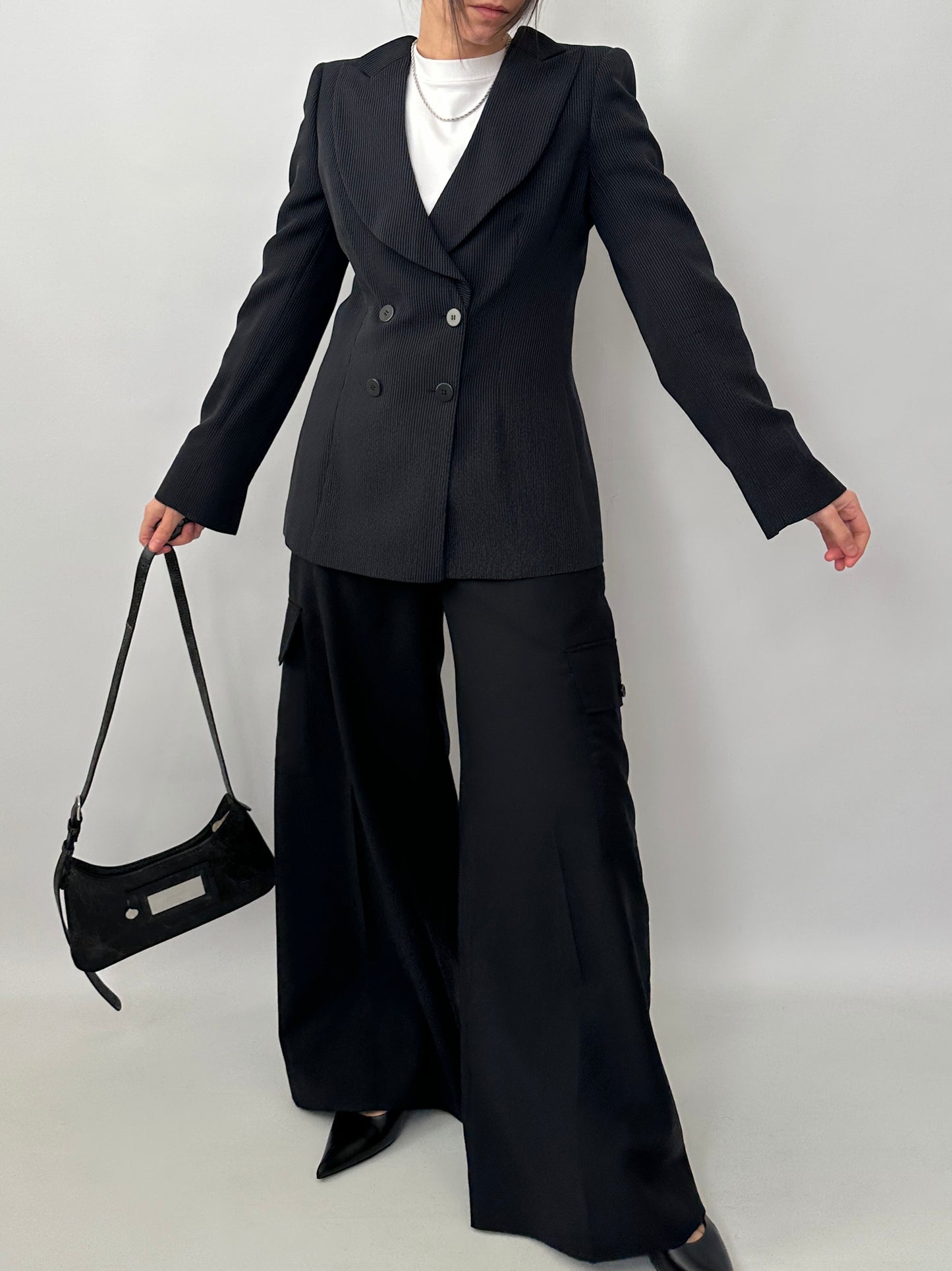 Giorgio Armani silk and wool blazer
