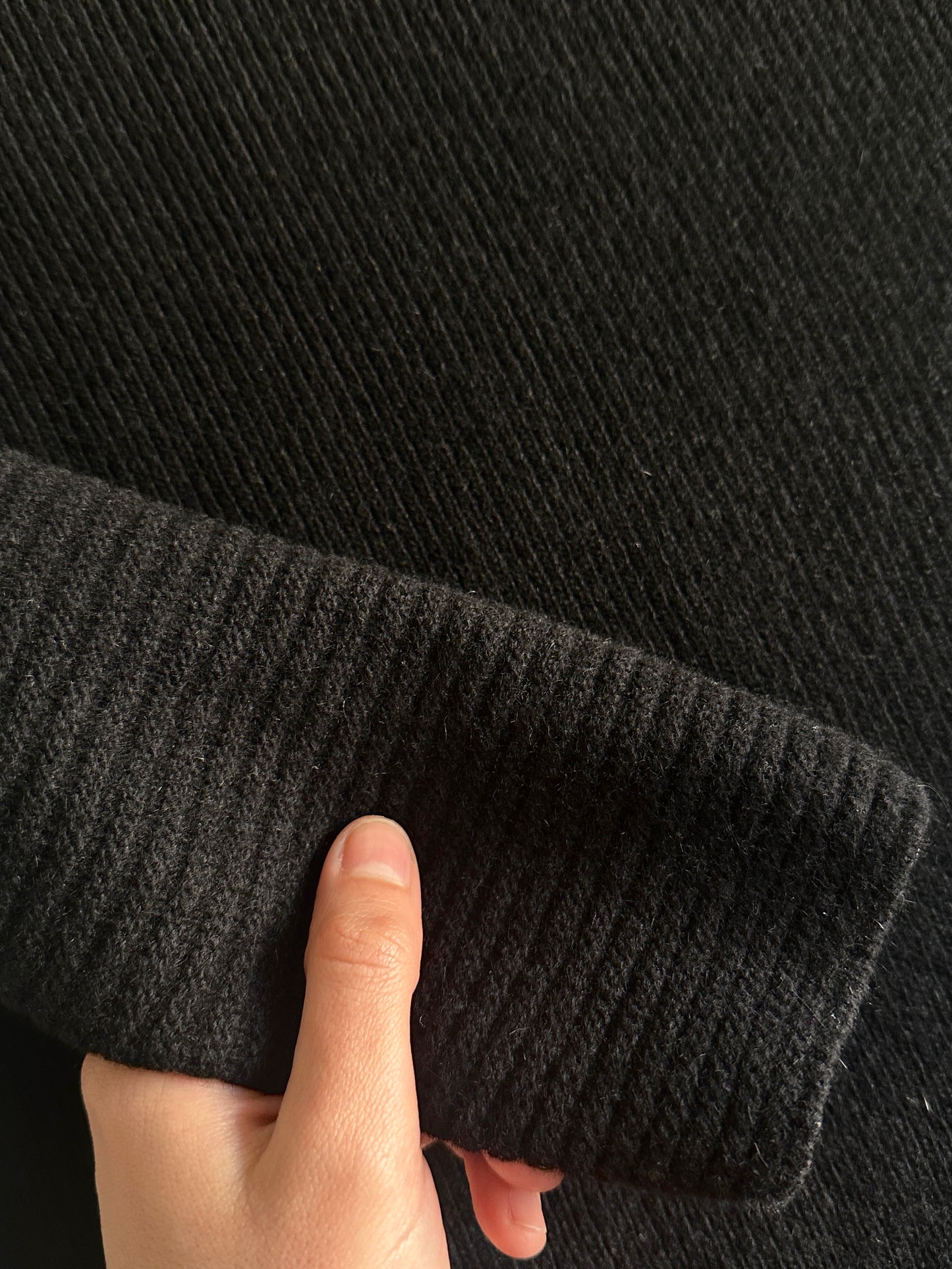 Vintage Armani Jeans Ribbed V-Neck Sweater