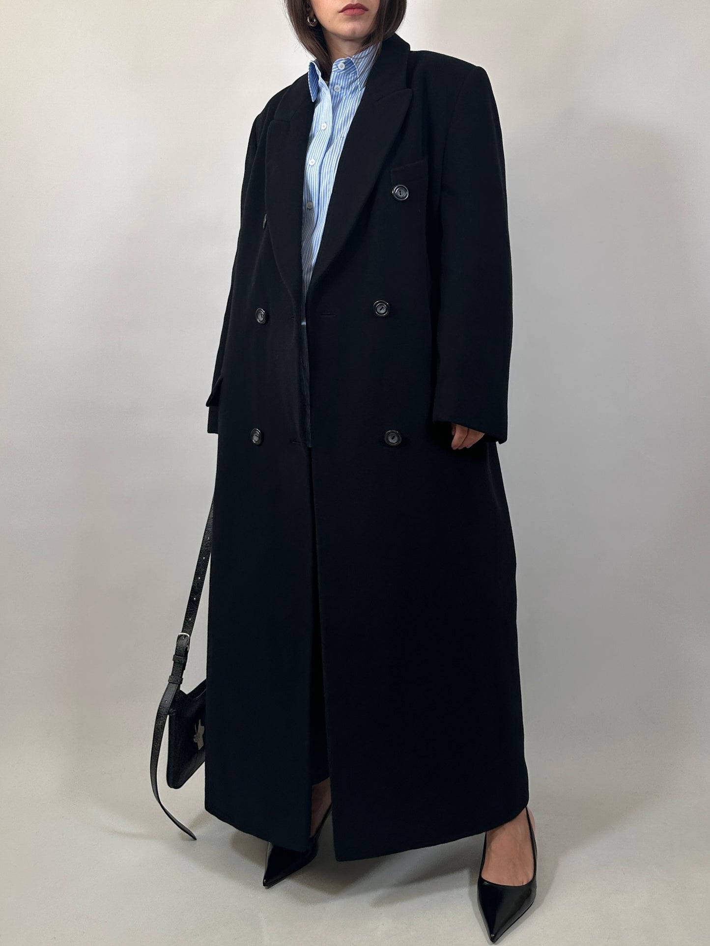Vintage Extra Long Wool&Cashmere Coat