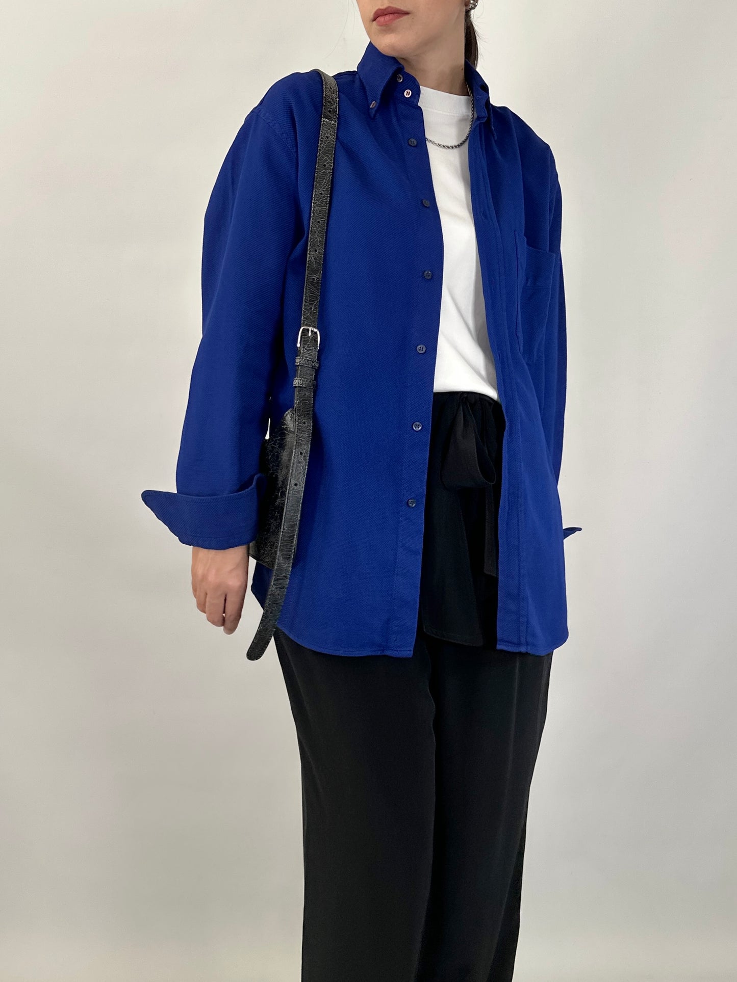 Givenchy royal blue shirt