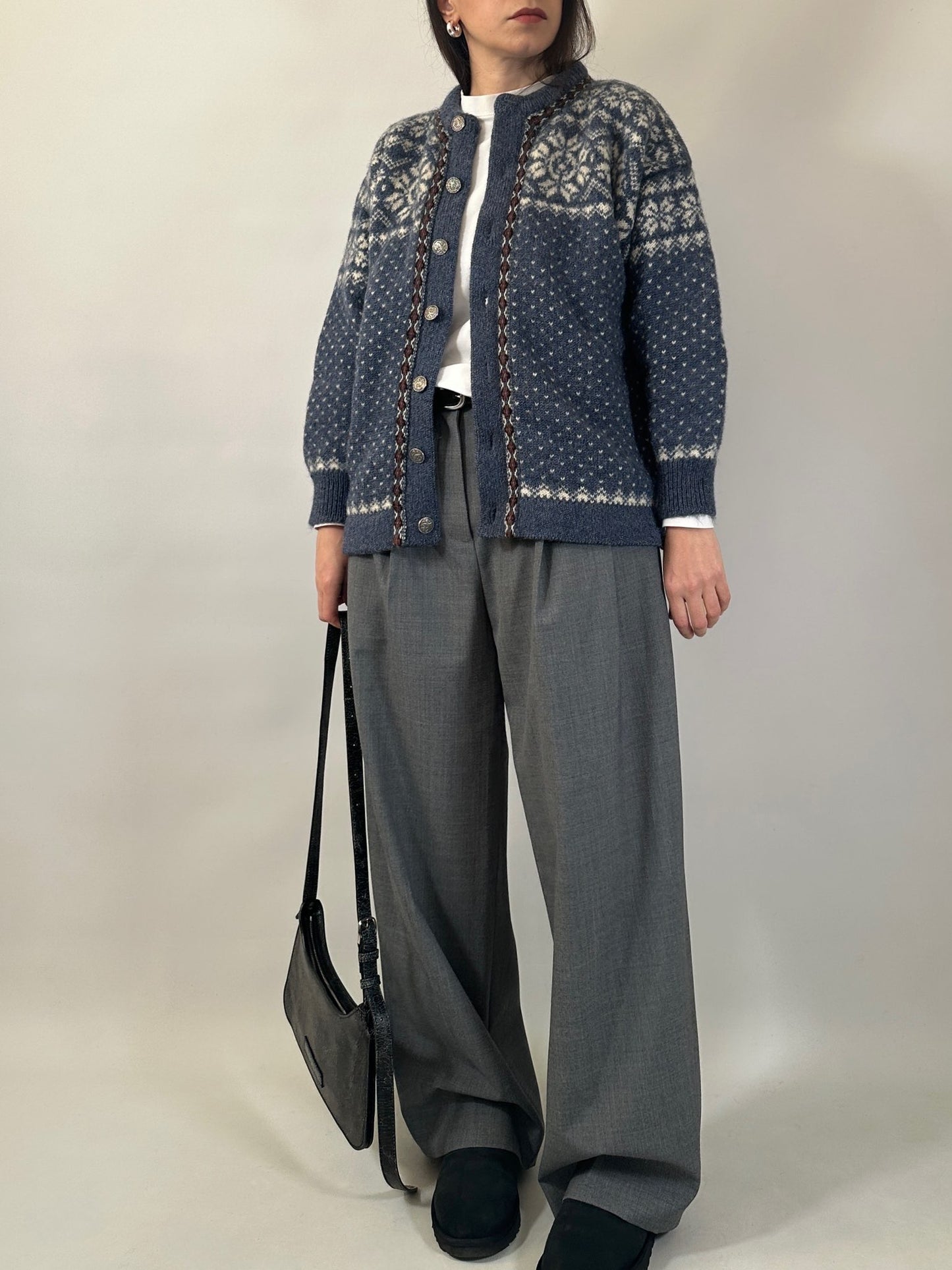 Norwegian Pure Wool Cardigan Jacket