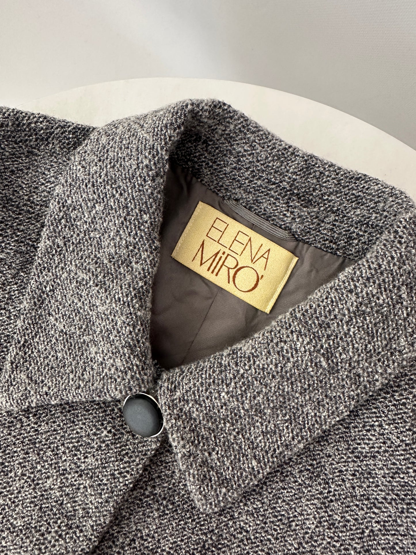 Salt and pepper wool jacket