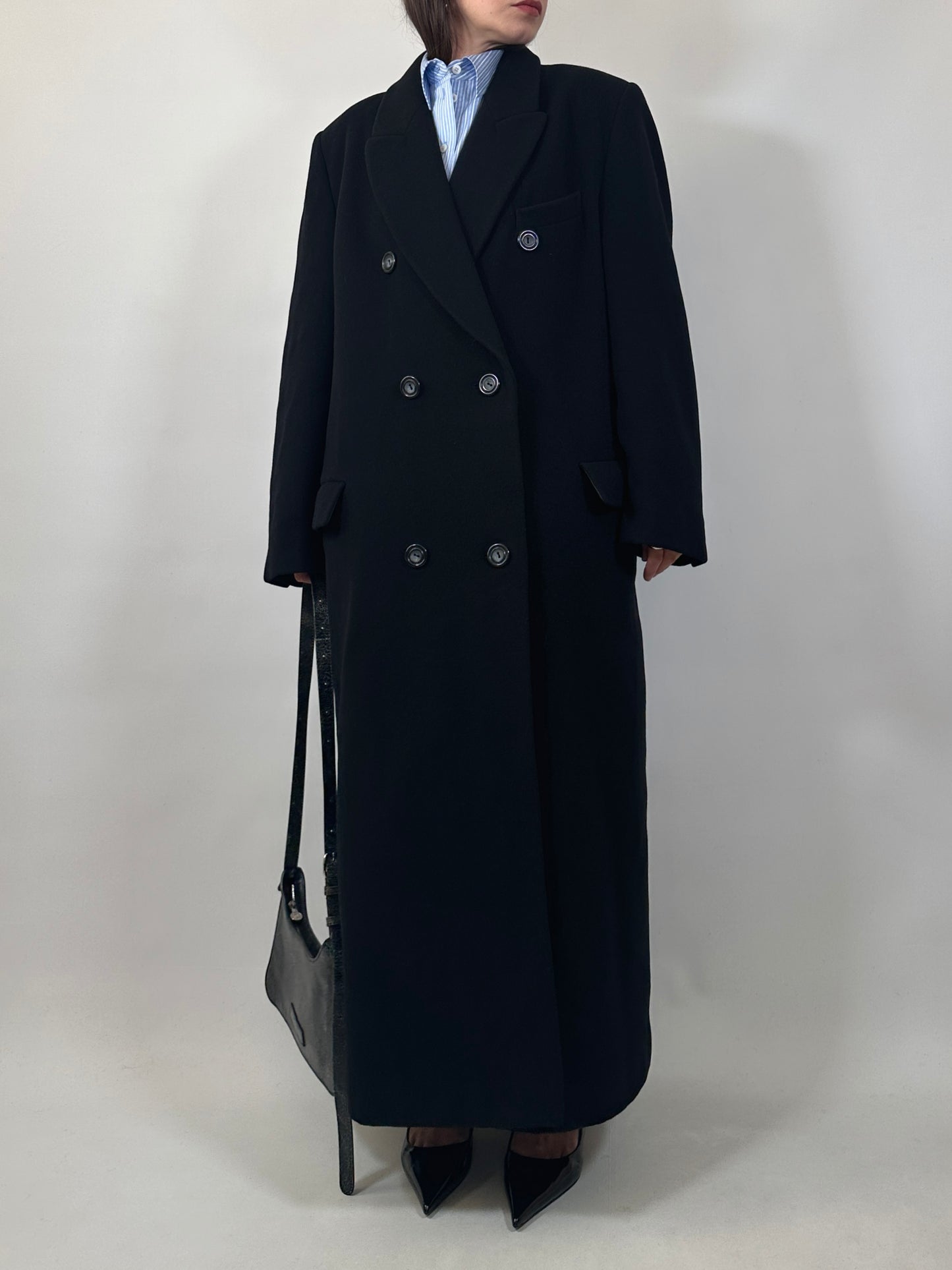 Vintage Extra Long Wool&Cashmere Coat