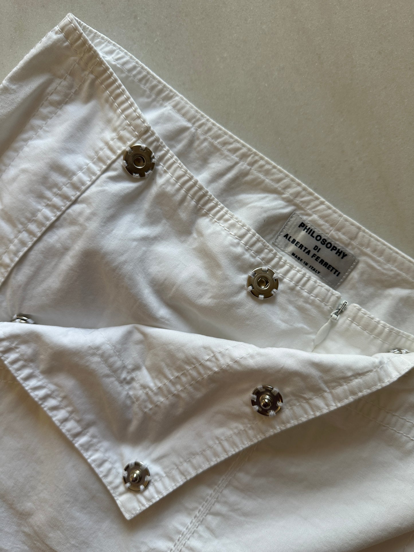 Philosophy Alberta Ferretti white skirt