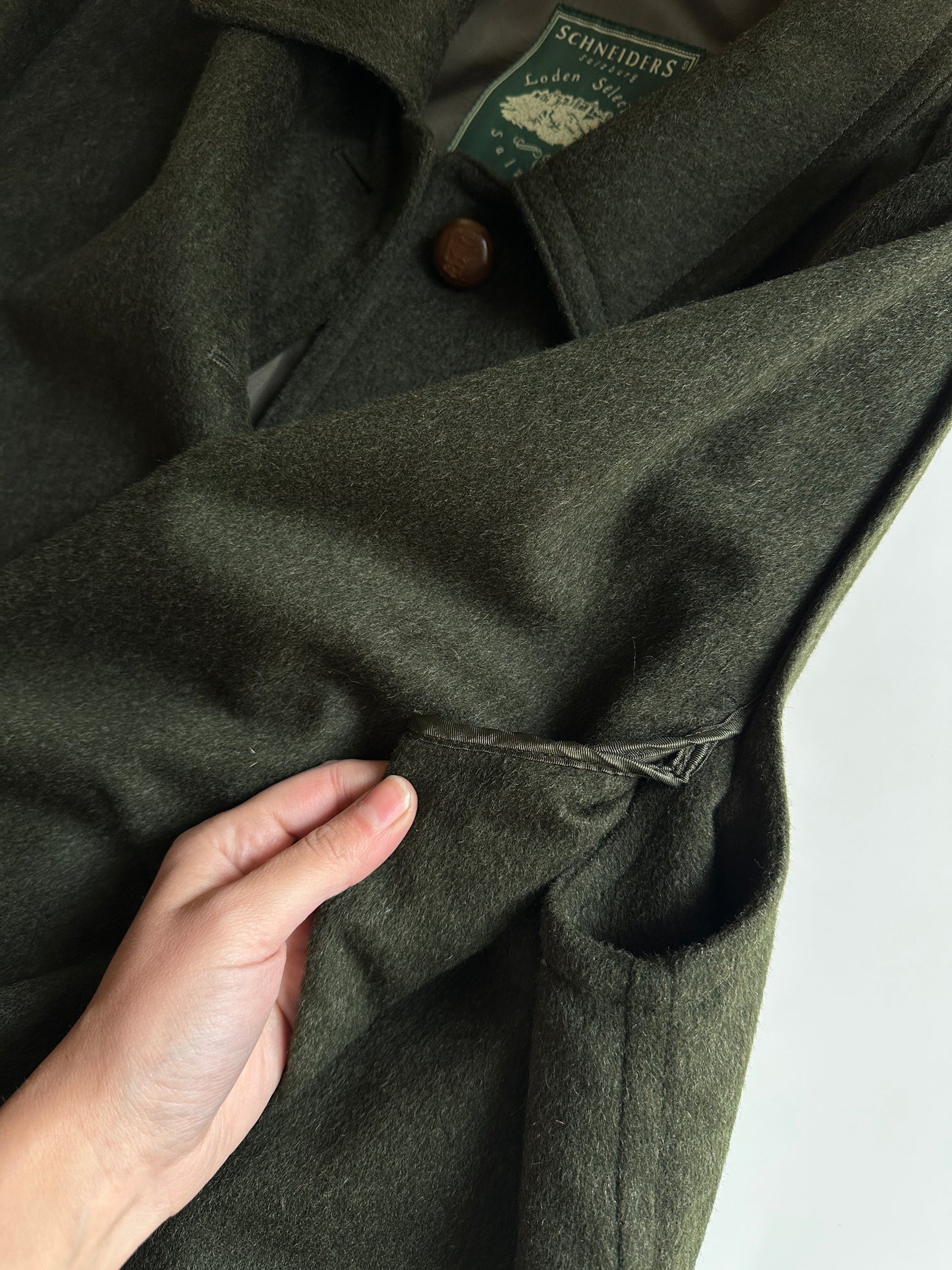 Original Green Loden Wool&Alpaca Coat