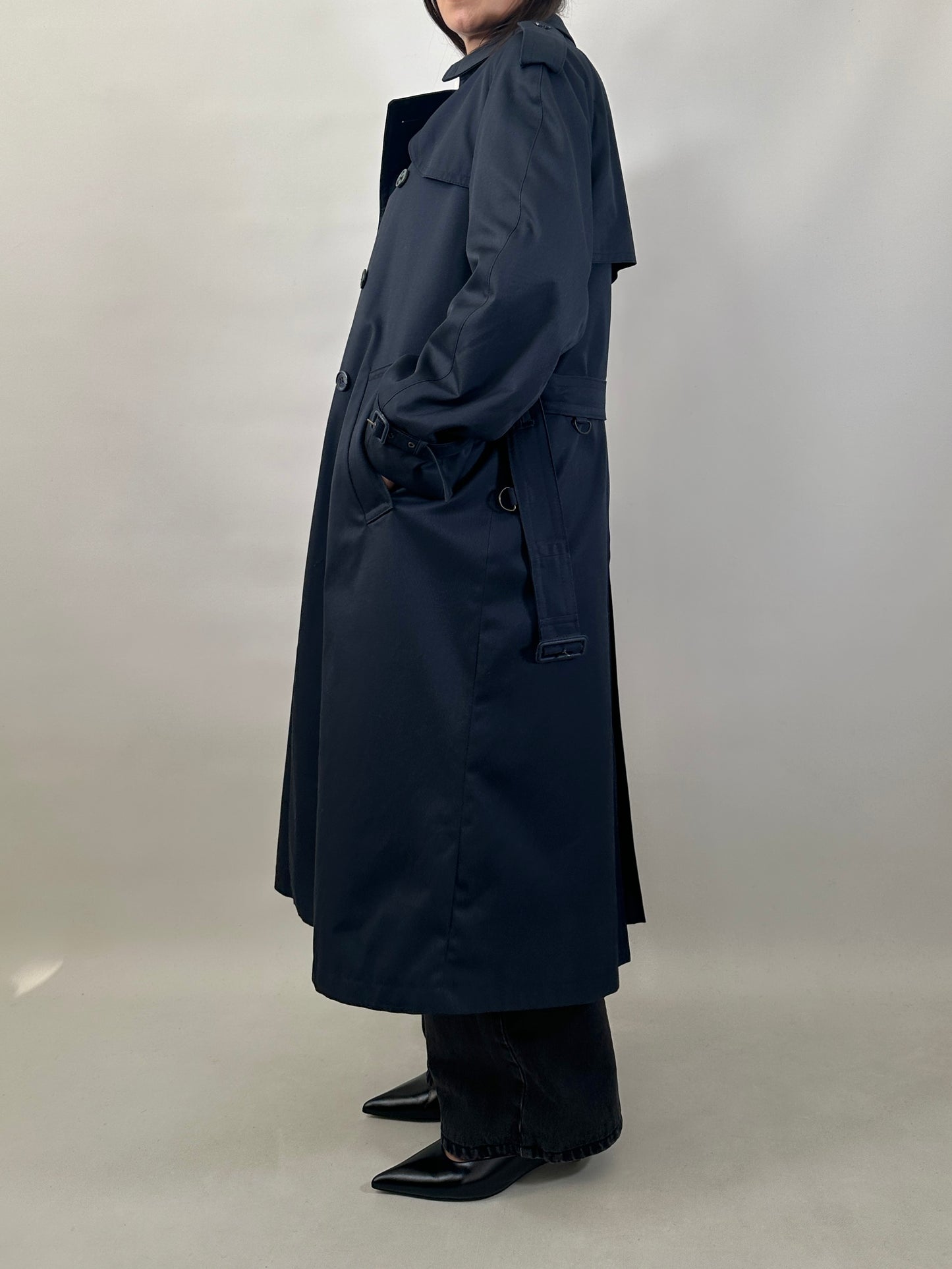 Classic Trench Coat with Removable Wool Lining