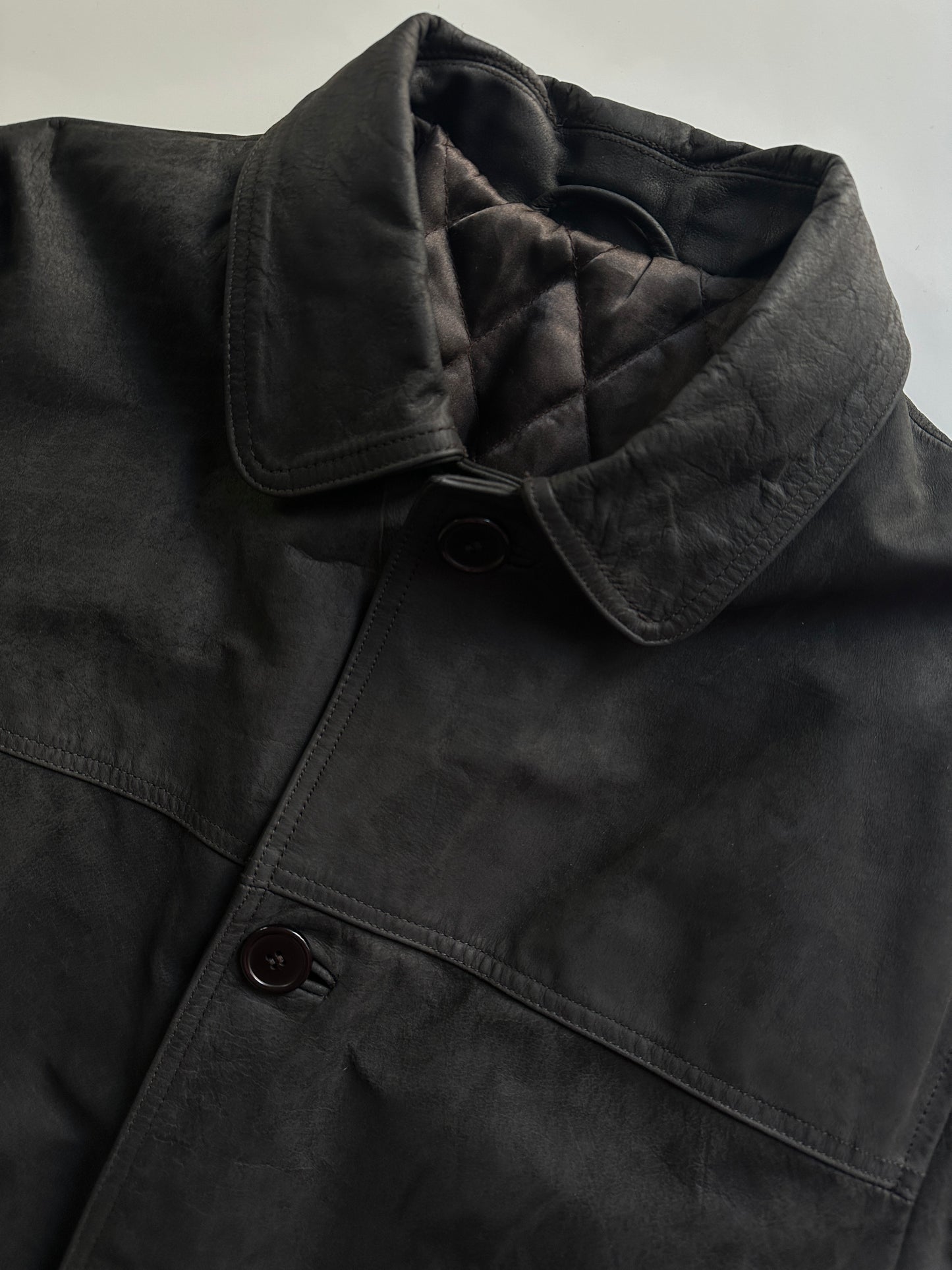 Black Buffalo Leather Jacket
