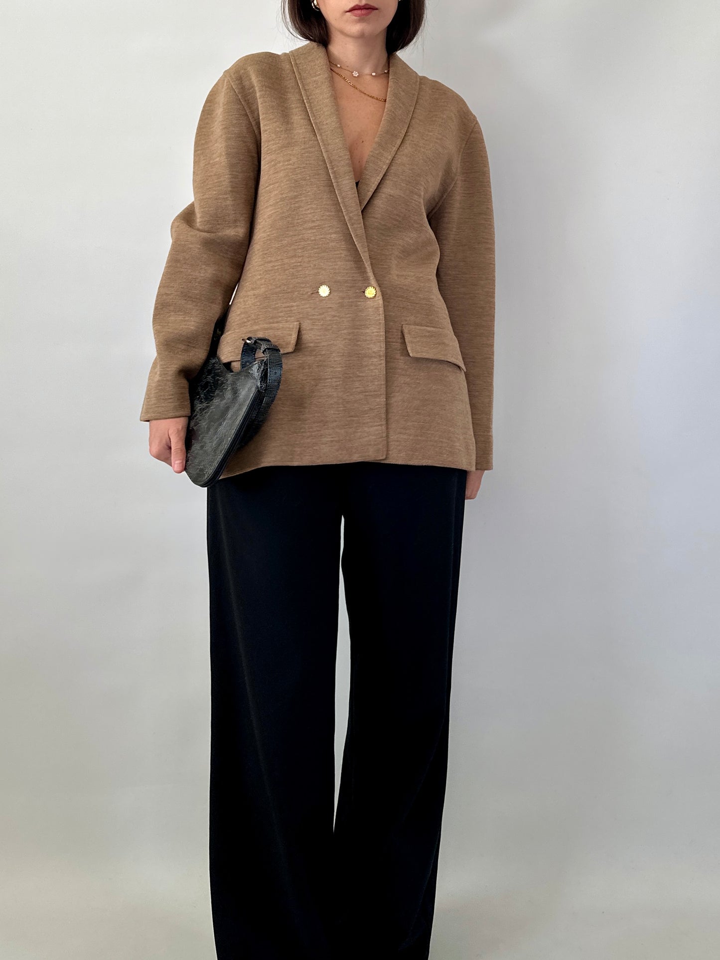 Vintage knitted wool jacket