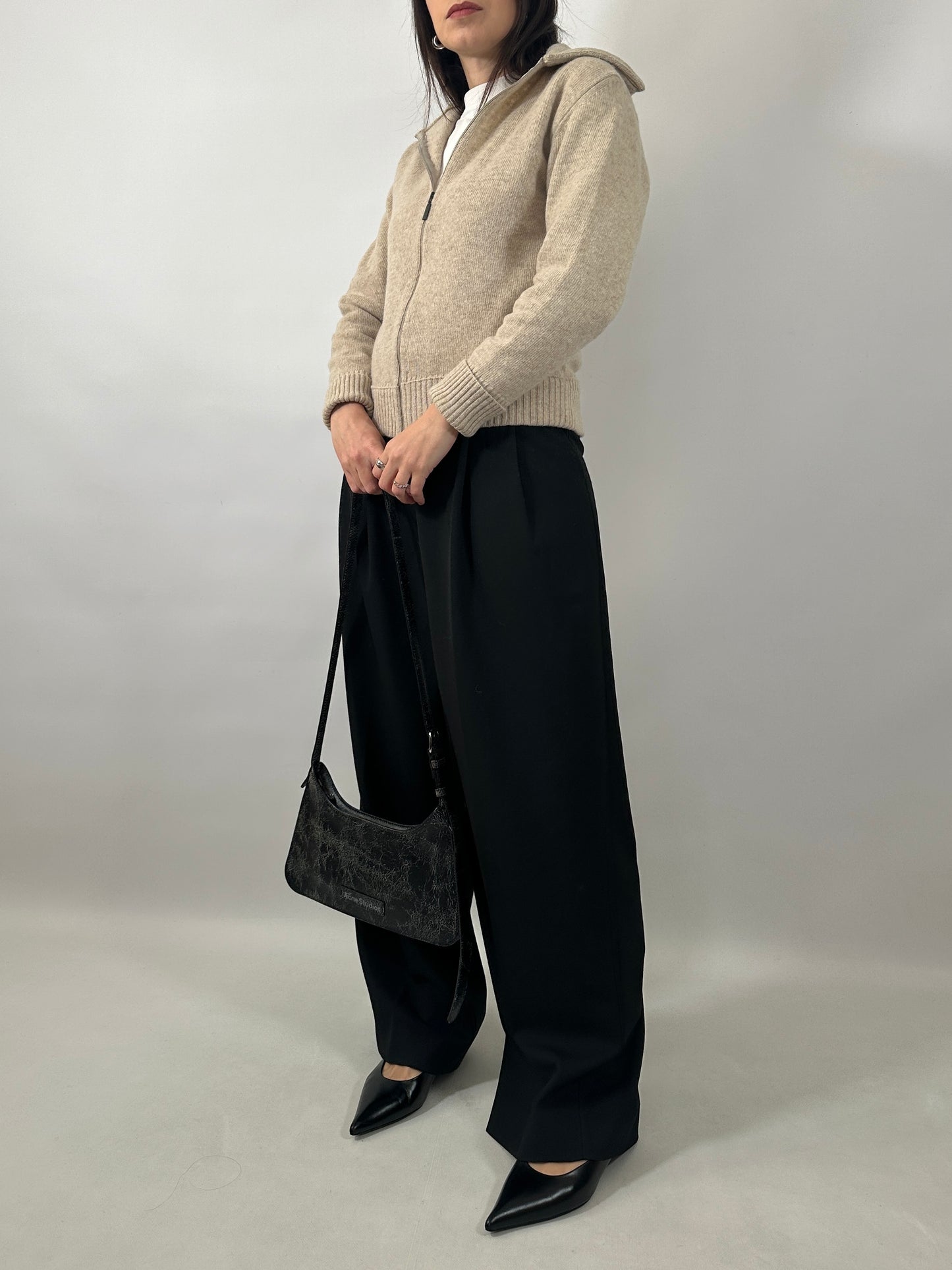 Soft Lambswool Zip Cardigan
