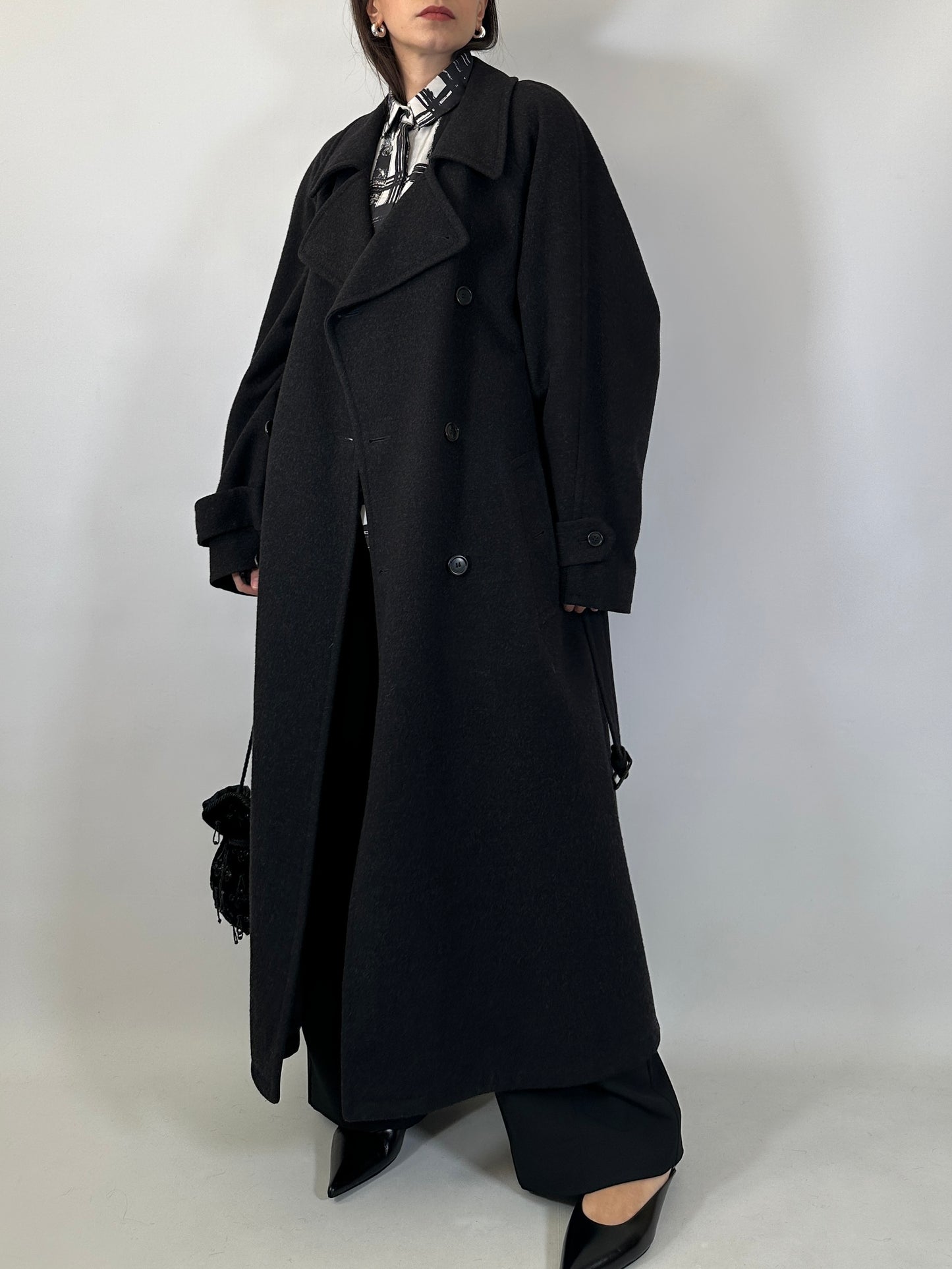 Pierre Cardin Vintage Wool & Cashmere Long Coat