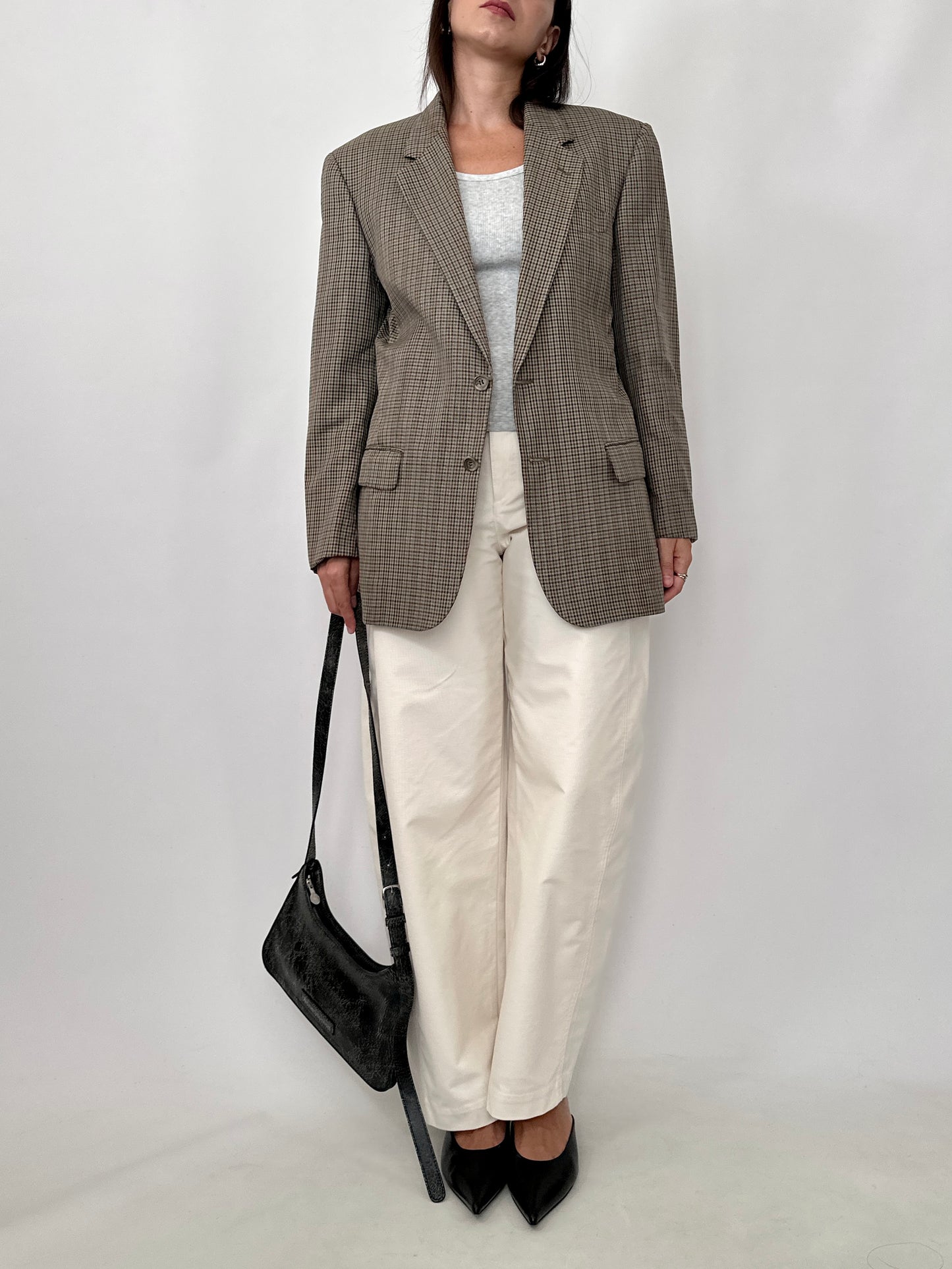 Valentino Prince of Wales Cotton Blazer