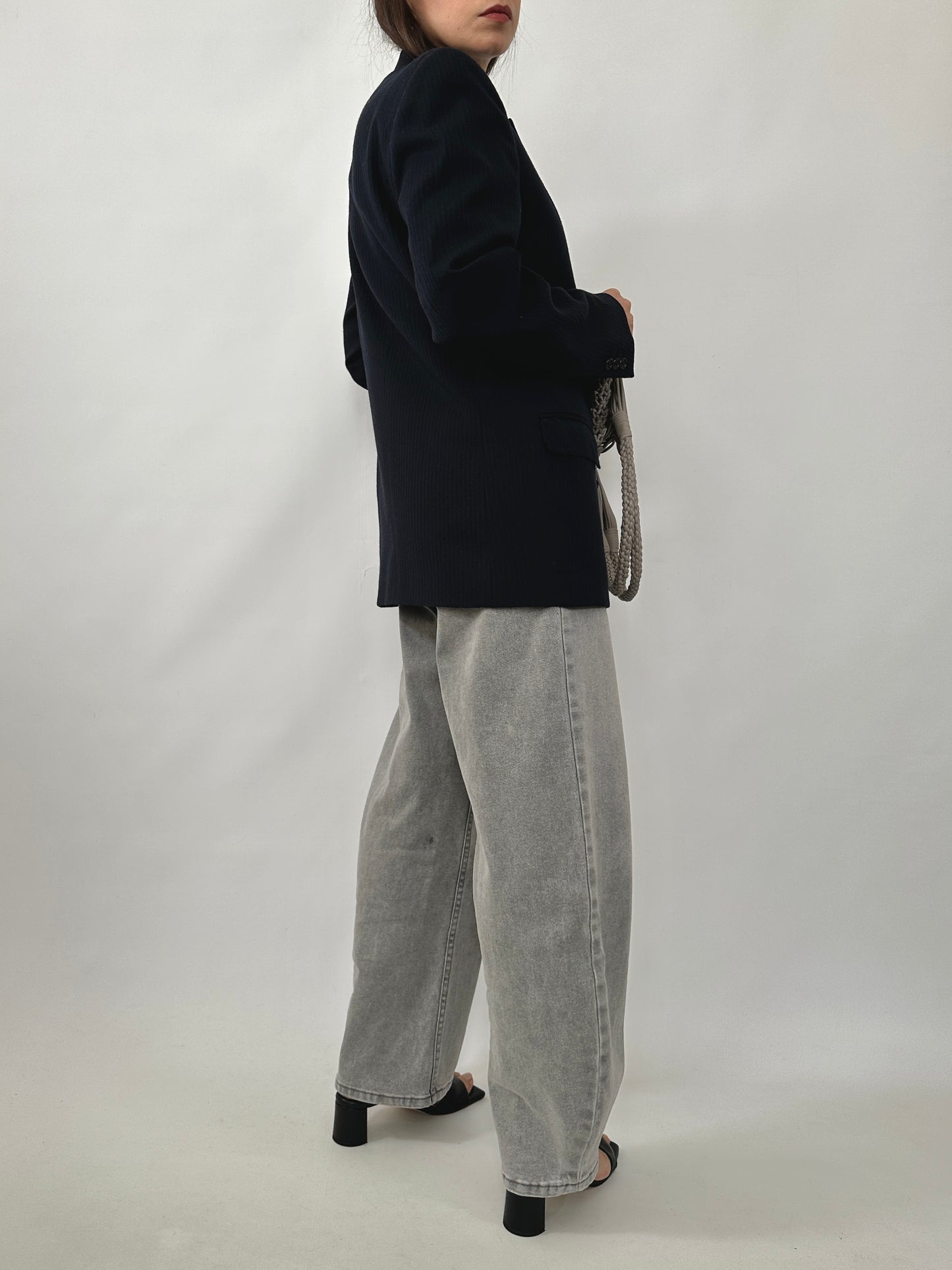 Timeless Tailored Pinstripe Blazer