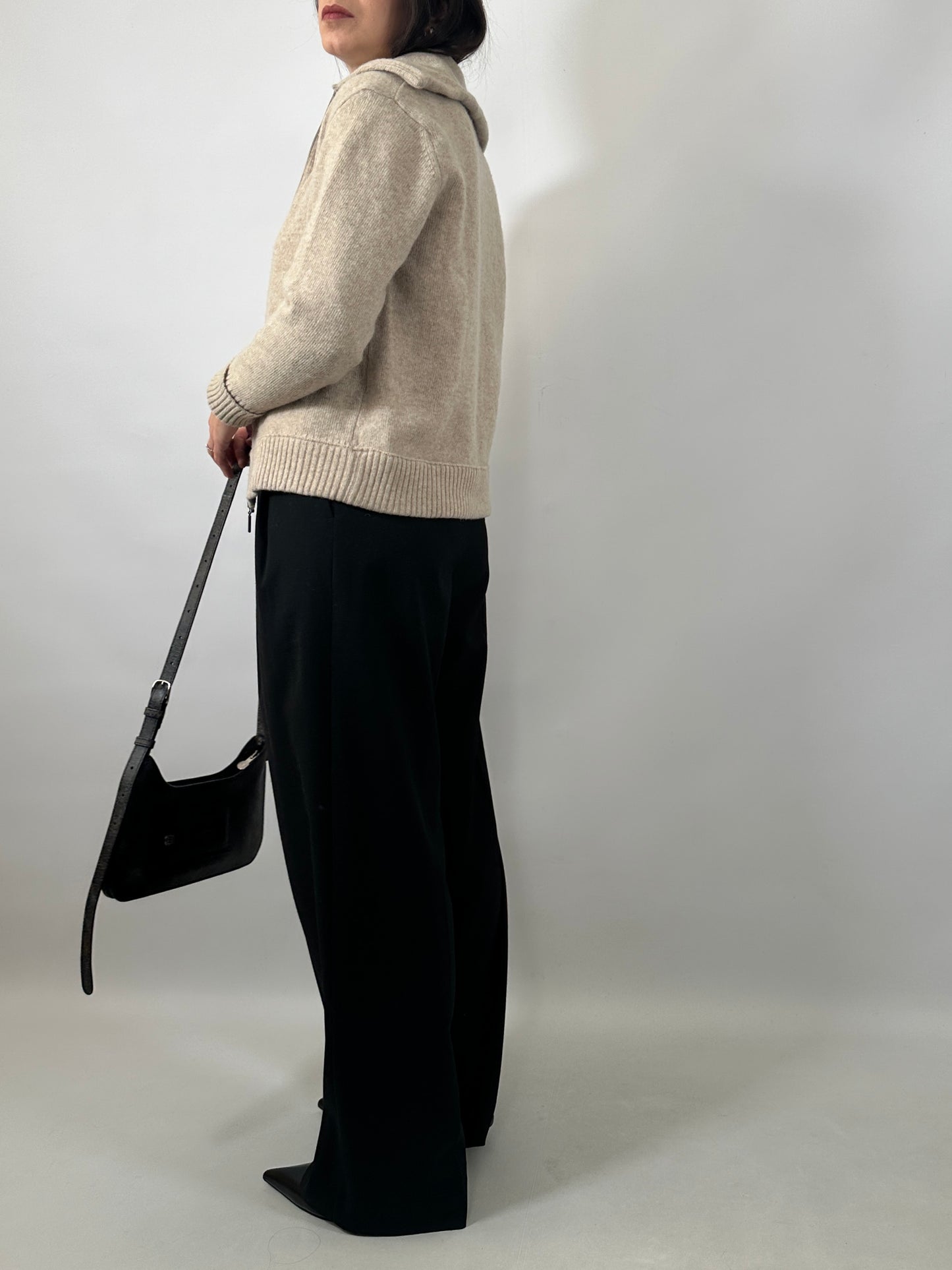 Soft Lambswool Zip Cardigan