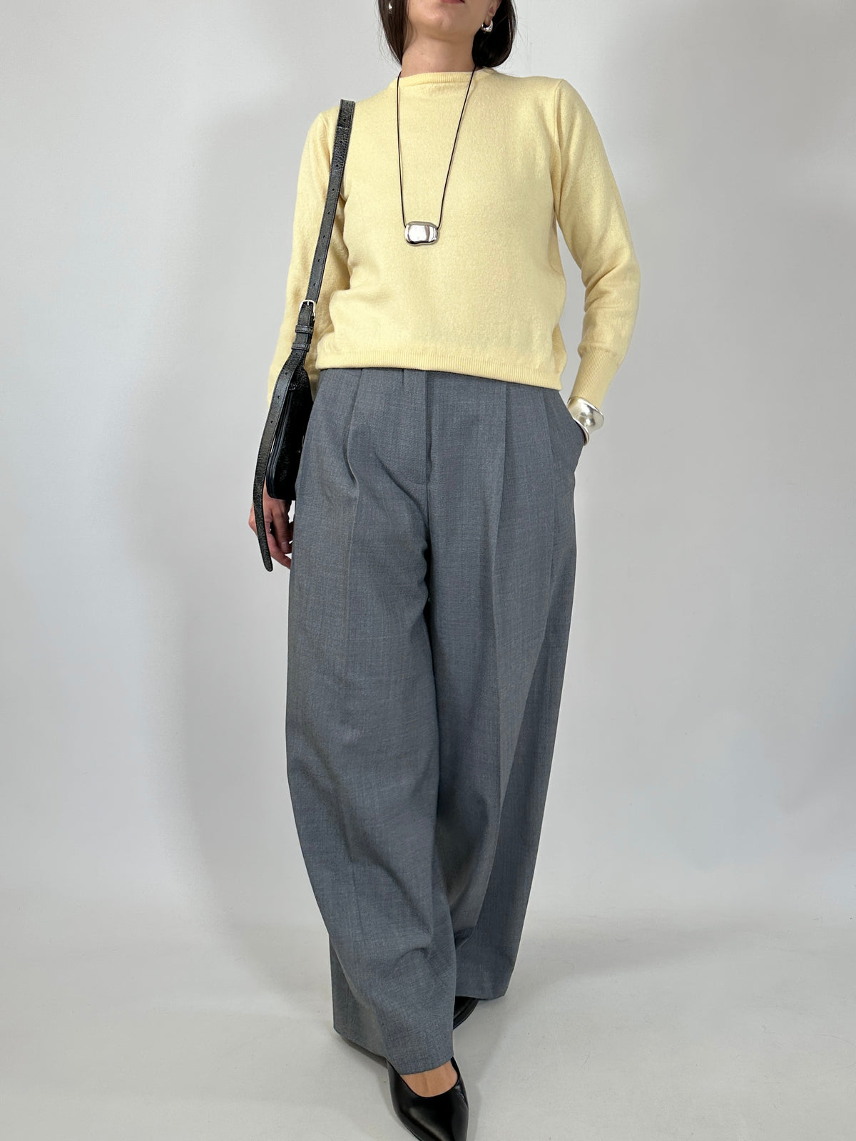 Butter Yellow Lambswool Sweater