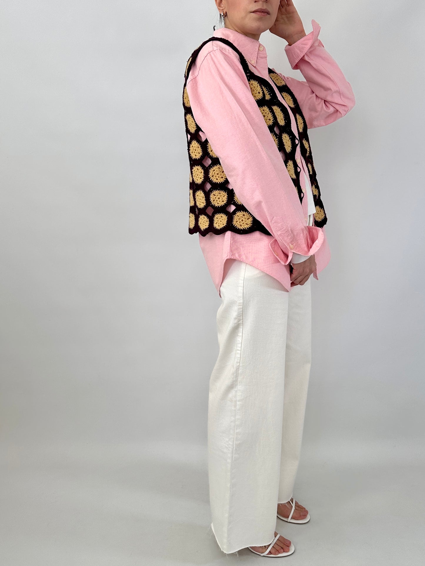 Handmade crochet vest