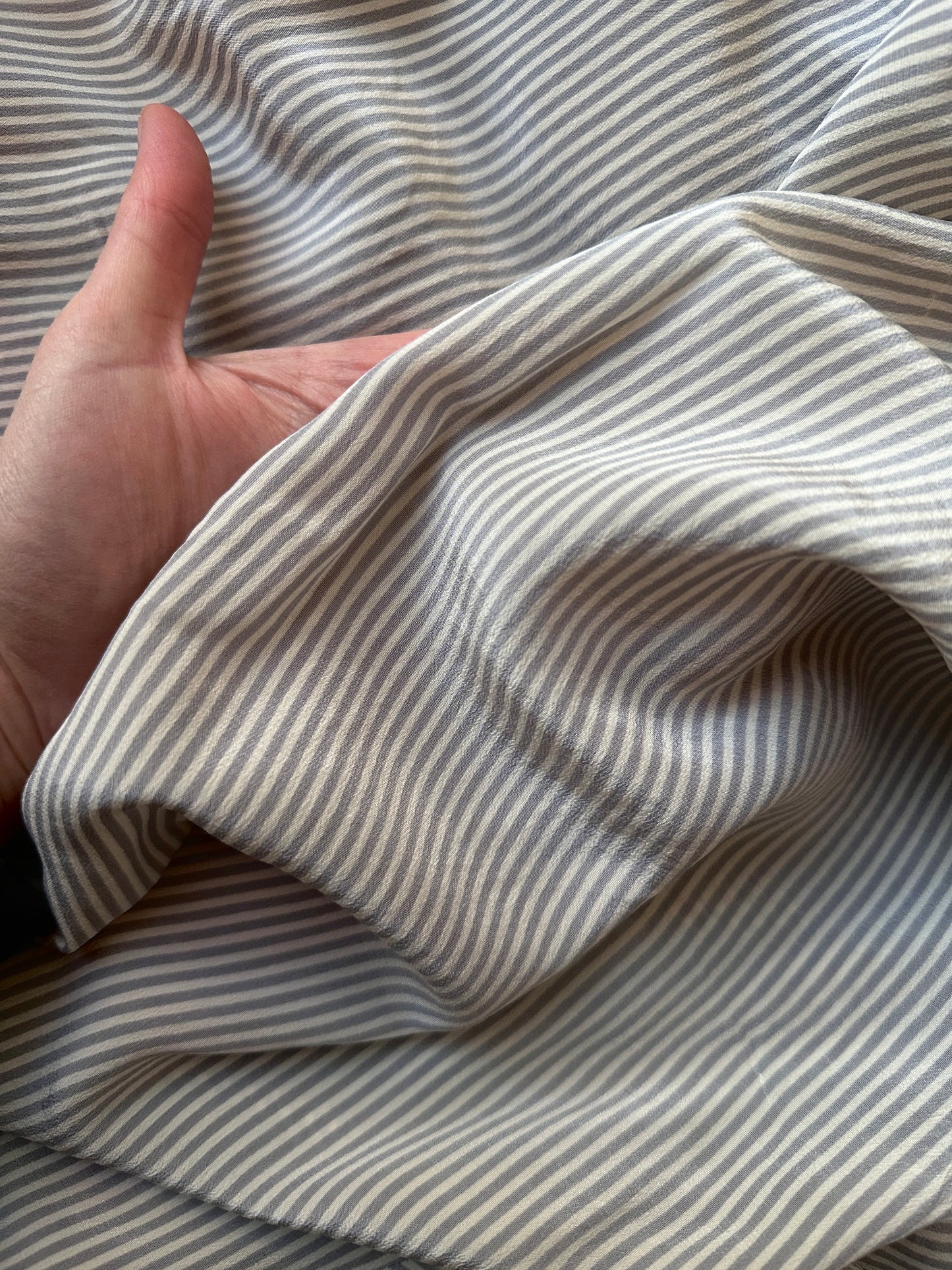 Striped vintage silk shirt
