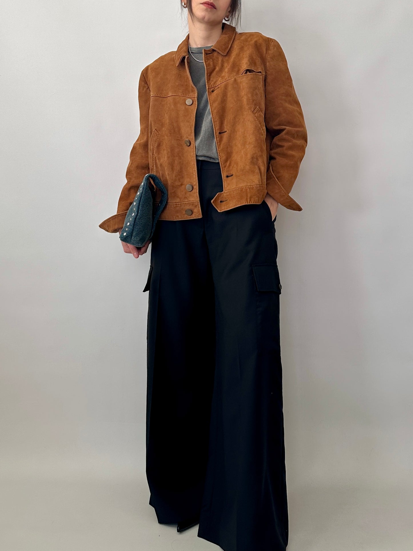 Real suede vintage jacket