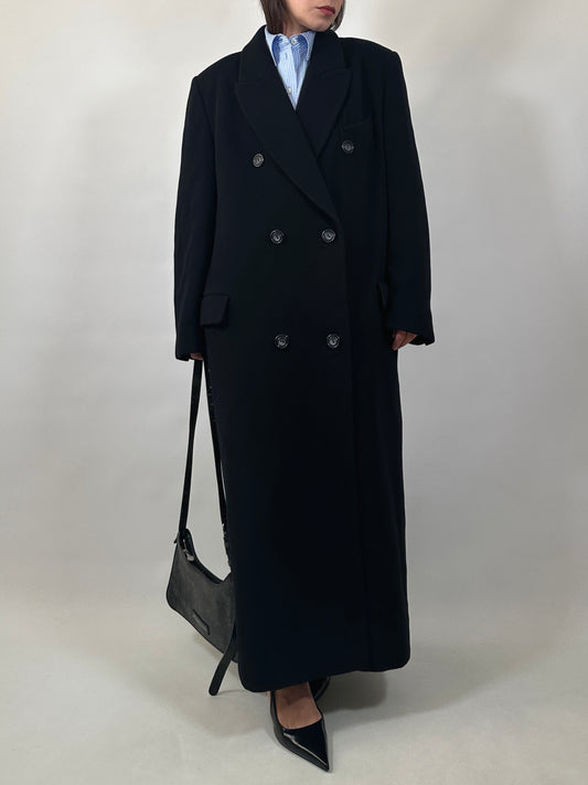 Vintage Extra Long Wool&Cashmere Coat