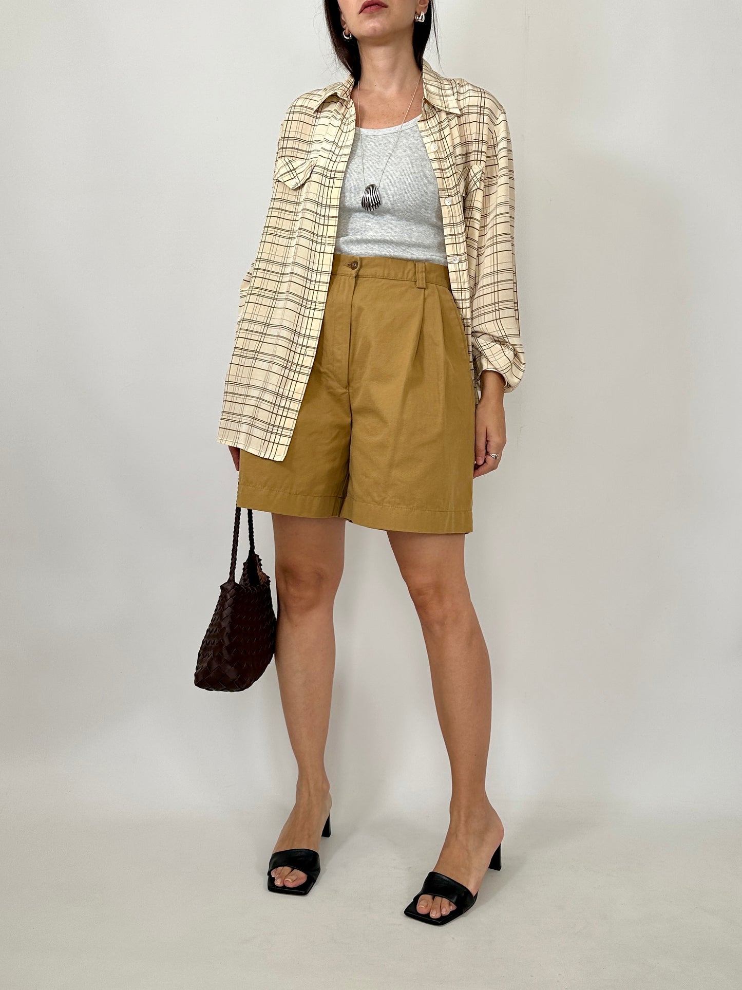 Tailored Cotton Bermuda Shorts